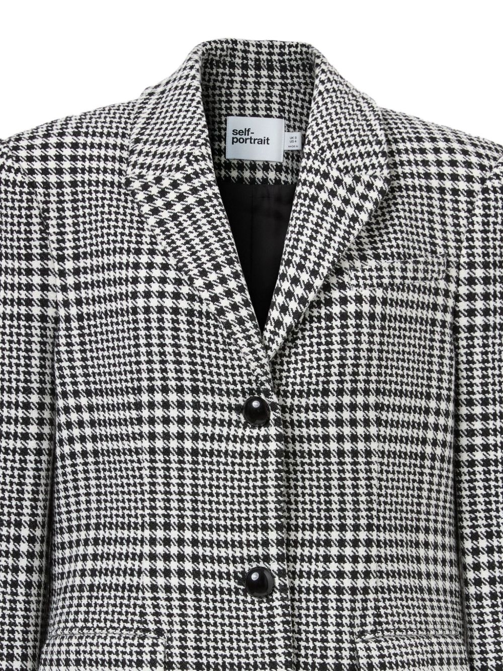 houndstooth blazer - 2