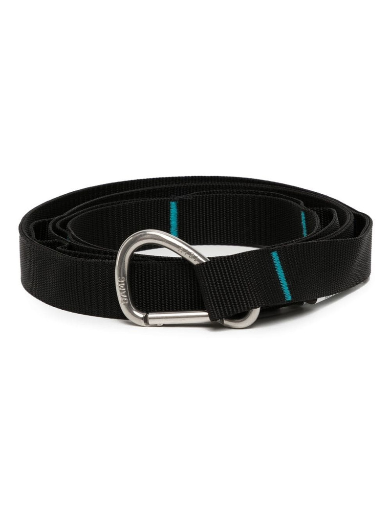 engraved-logo grossgrain belt 1