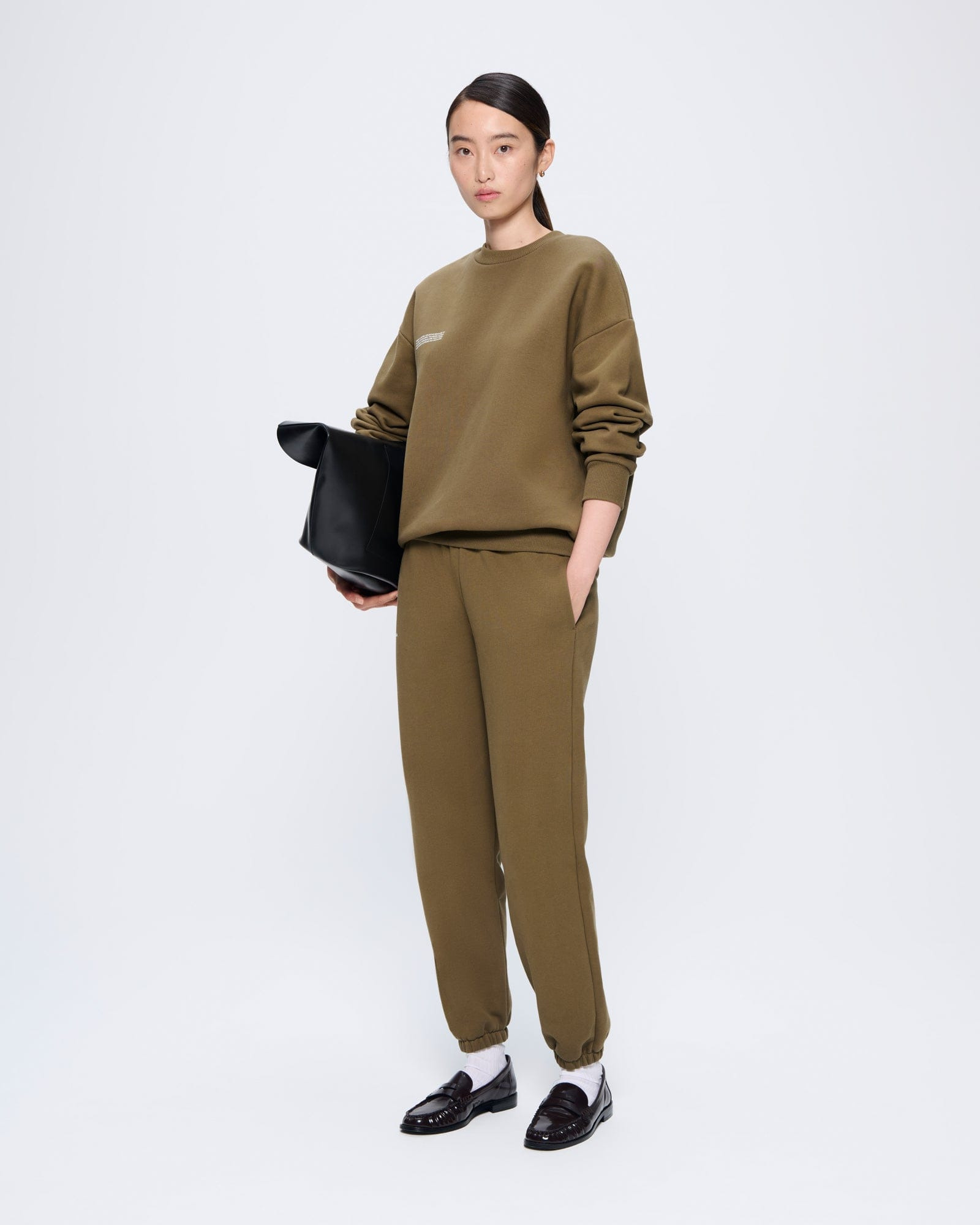 Womens 365 Heavyweight Sweatshirt - Soil Brown - 3