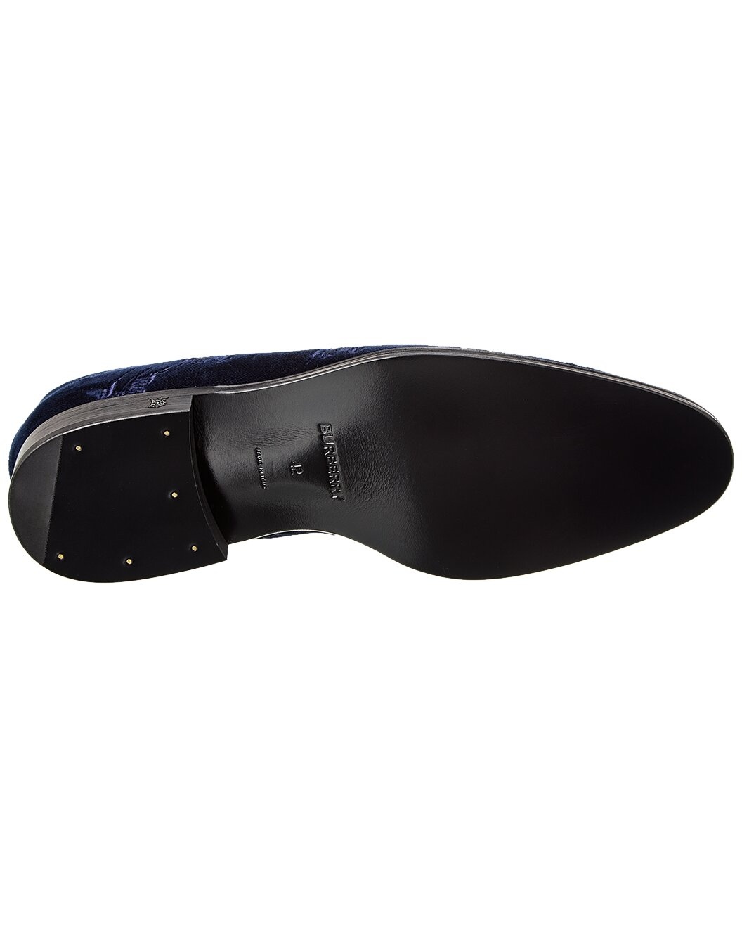 Burberry EKD Embroidered Velvet Loafer - 4