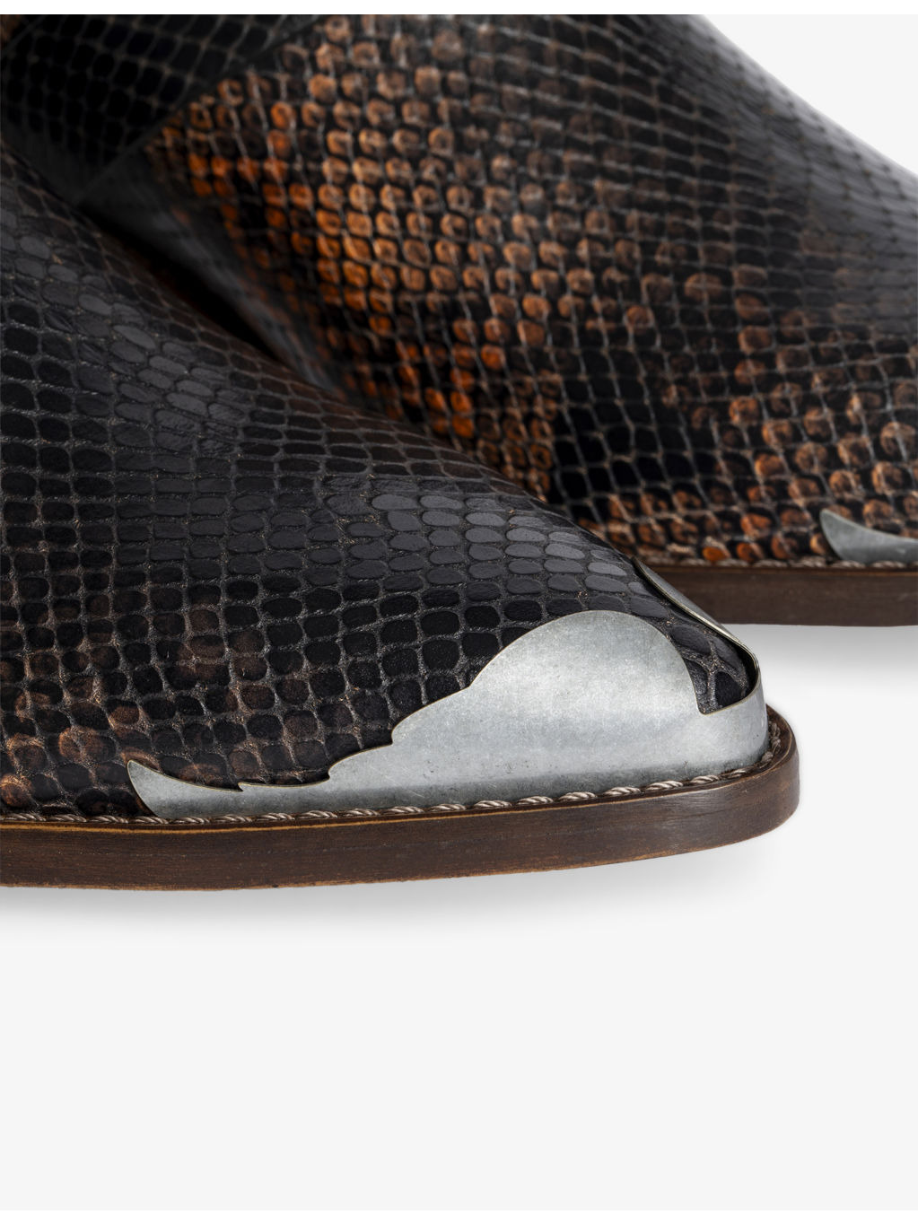 Tylow Leather Heeled Ankle Boots - 4