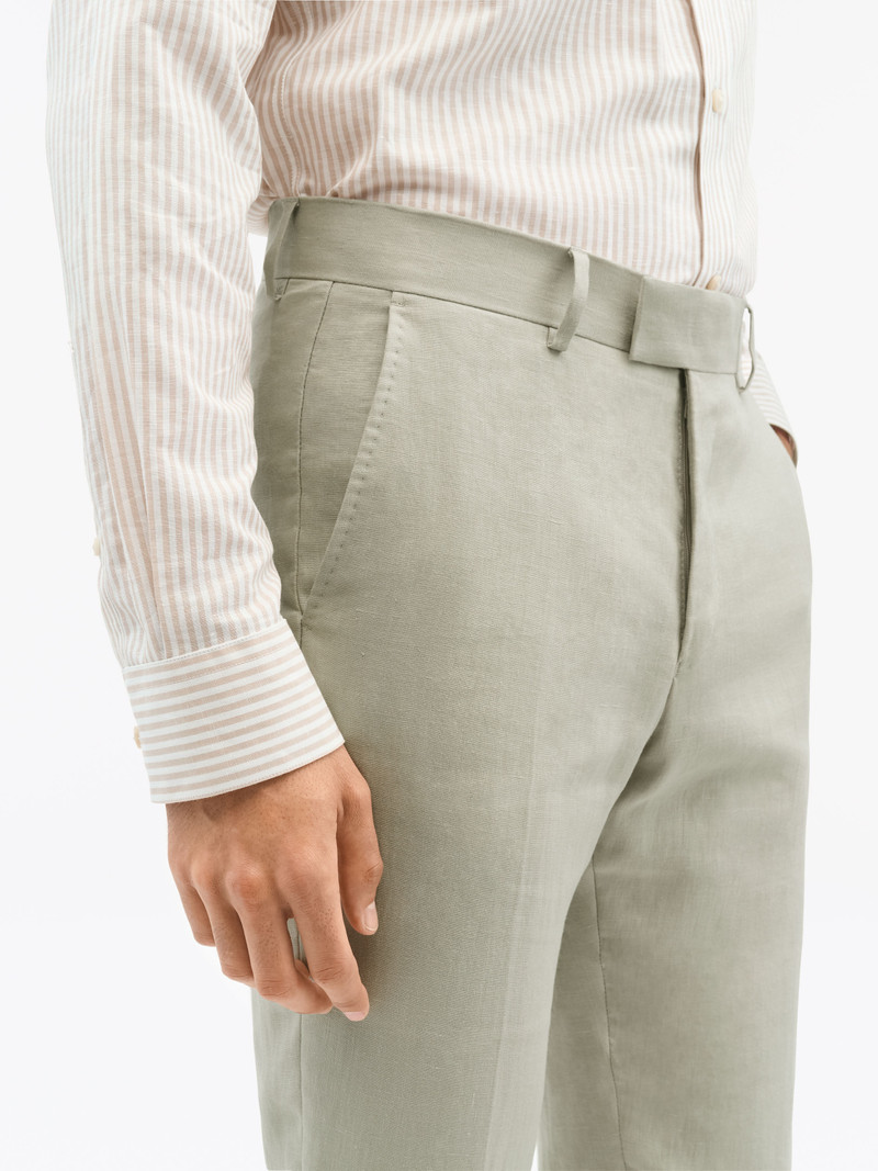 Tense Tapered Linen Trousers 5
