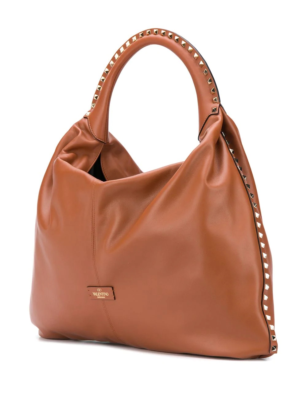 Rockstud leather tote bag - 3