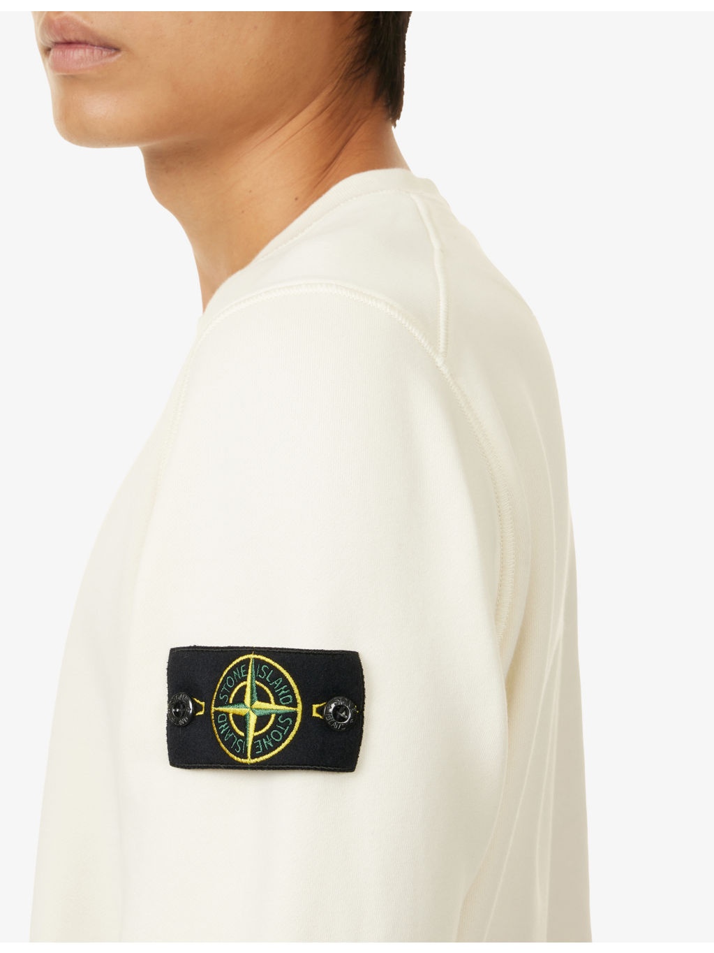 Brand-Patch Crewneck Cotton-Jersey Sweatshirt - 5