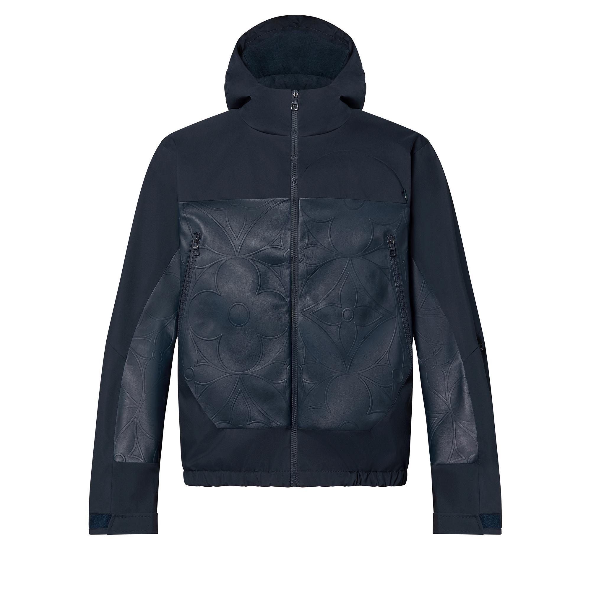 LVSE Monogram Flower Mix Leather Blouson - 1