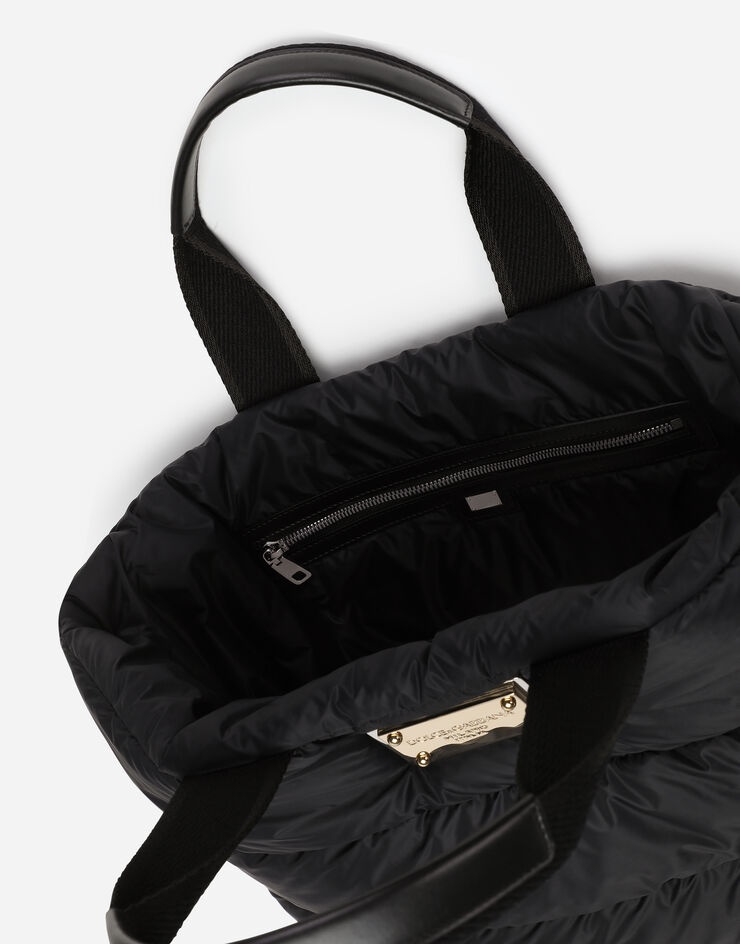 Padded nylon shopper - 5