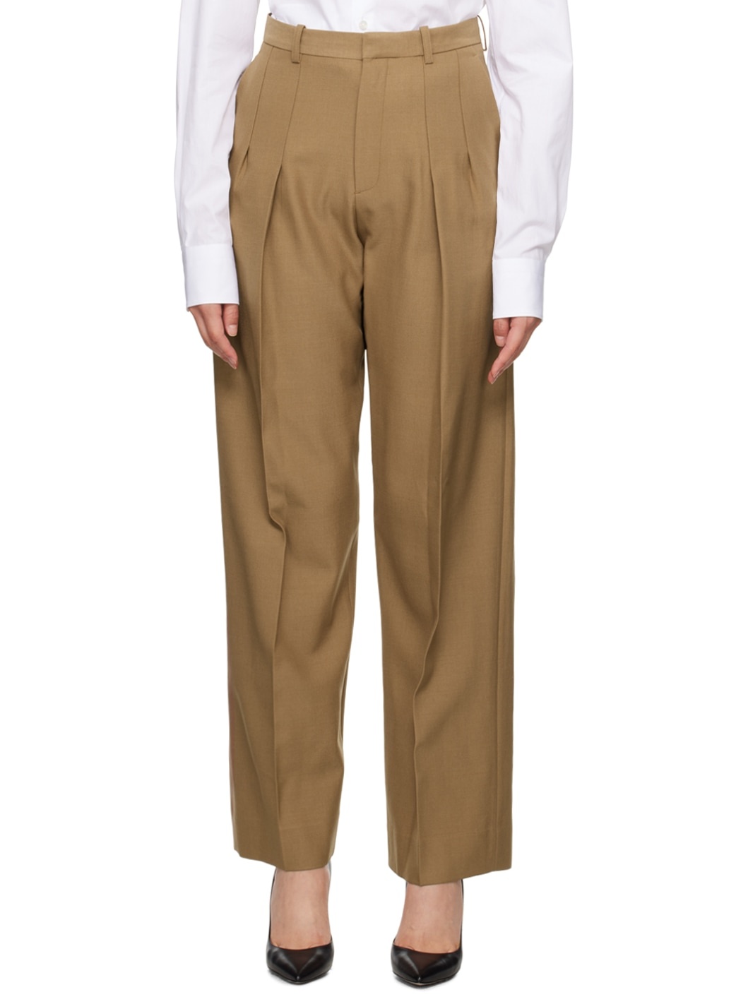 Front Pleat Trousers - 1