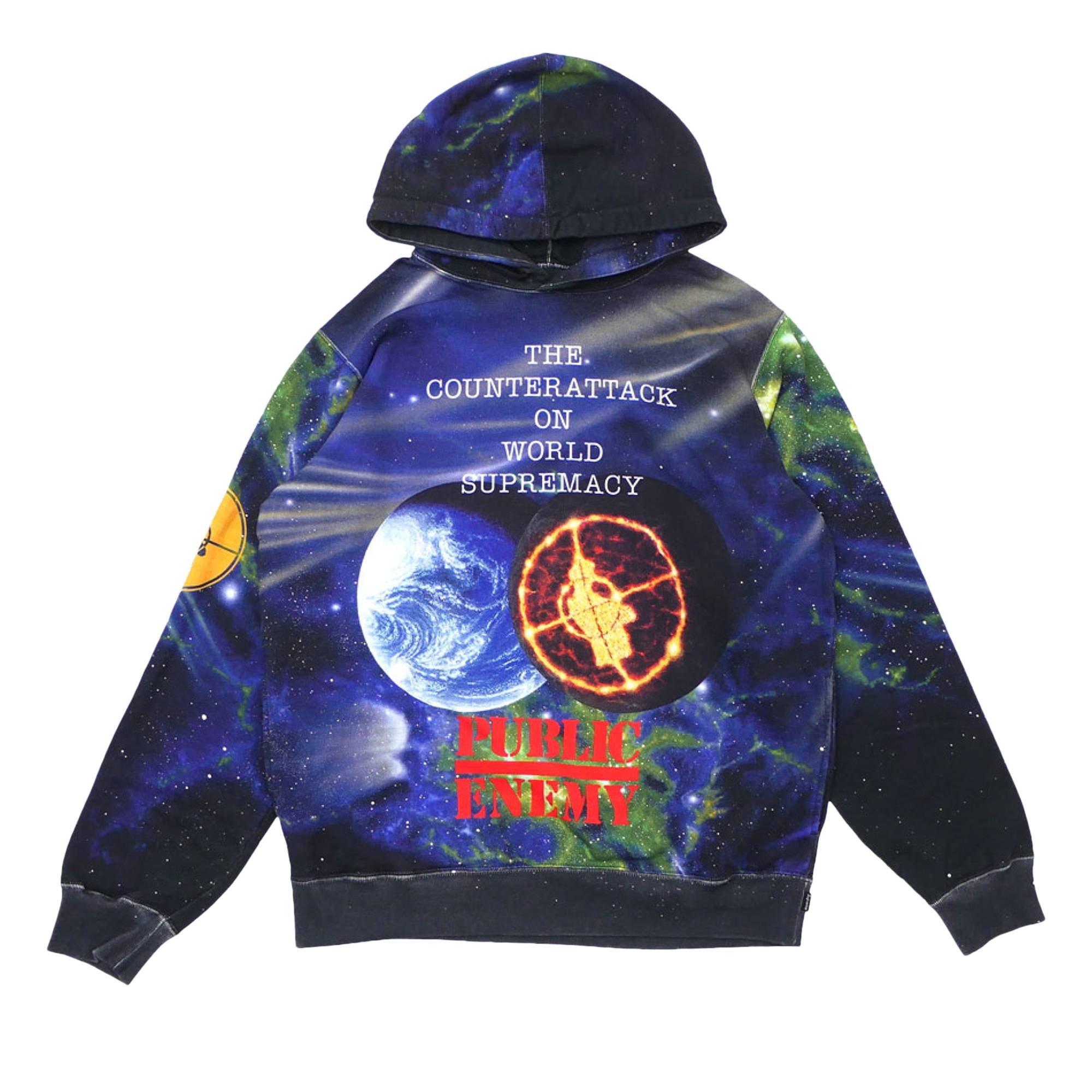 Supreme x Undercover x Public Enemy Hooded Sweatshirt 'Multicolor' - 1