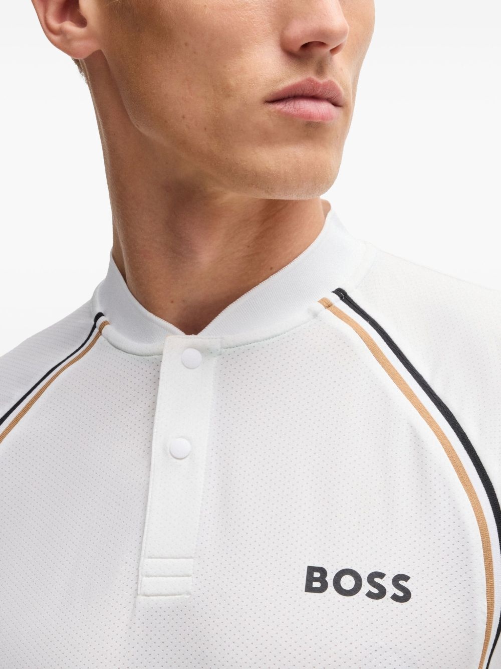 logo-print polo shirt - 5