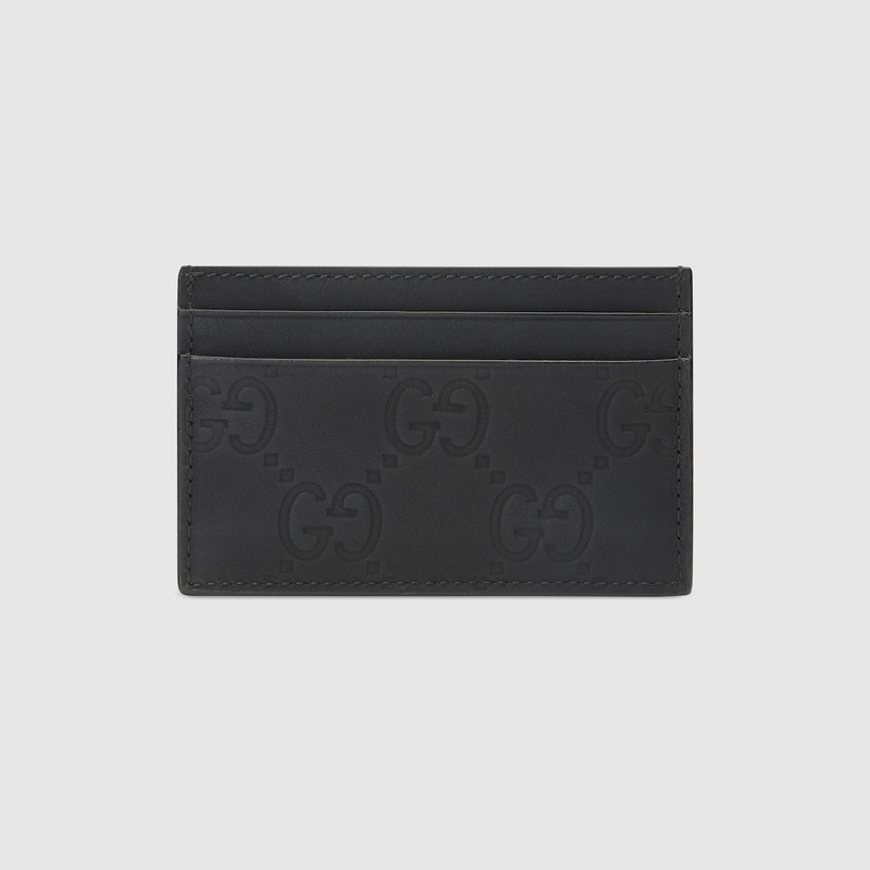 GG rubber-effect card case 4