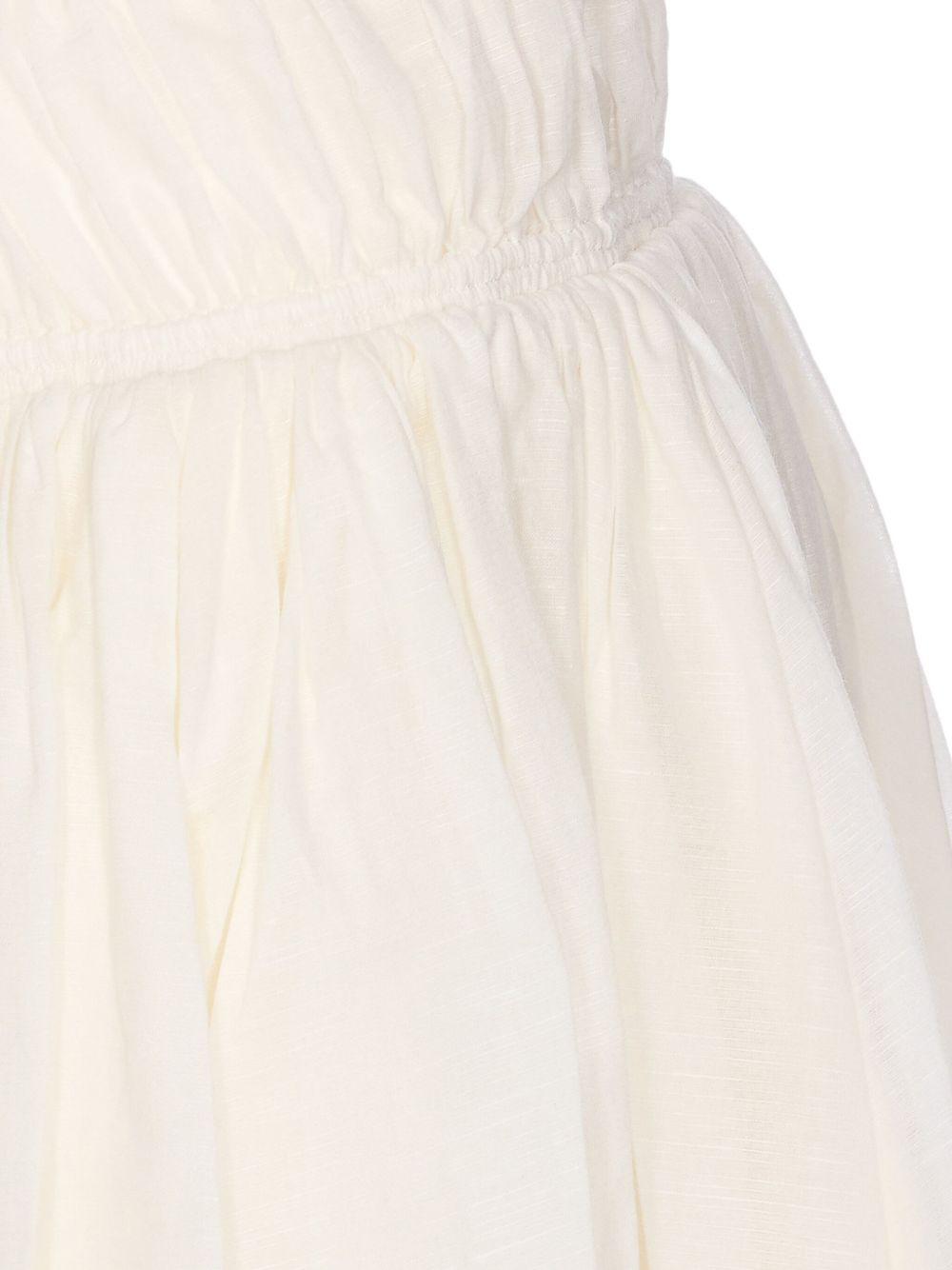 elastic-waist ruffled mini skirt - 4