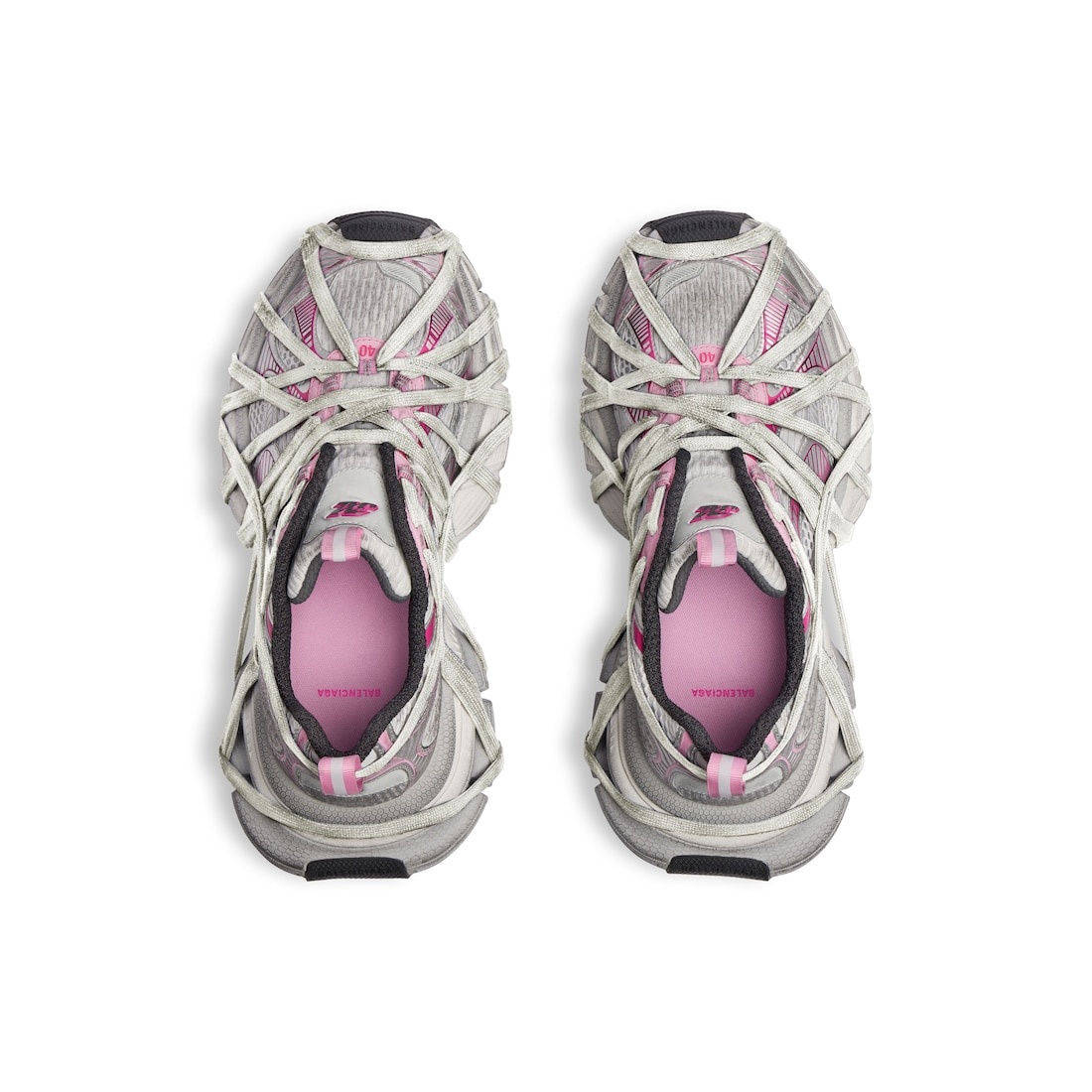 Women's 3xl Extreme Lace Sneaker in White/grey - 6
