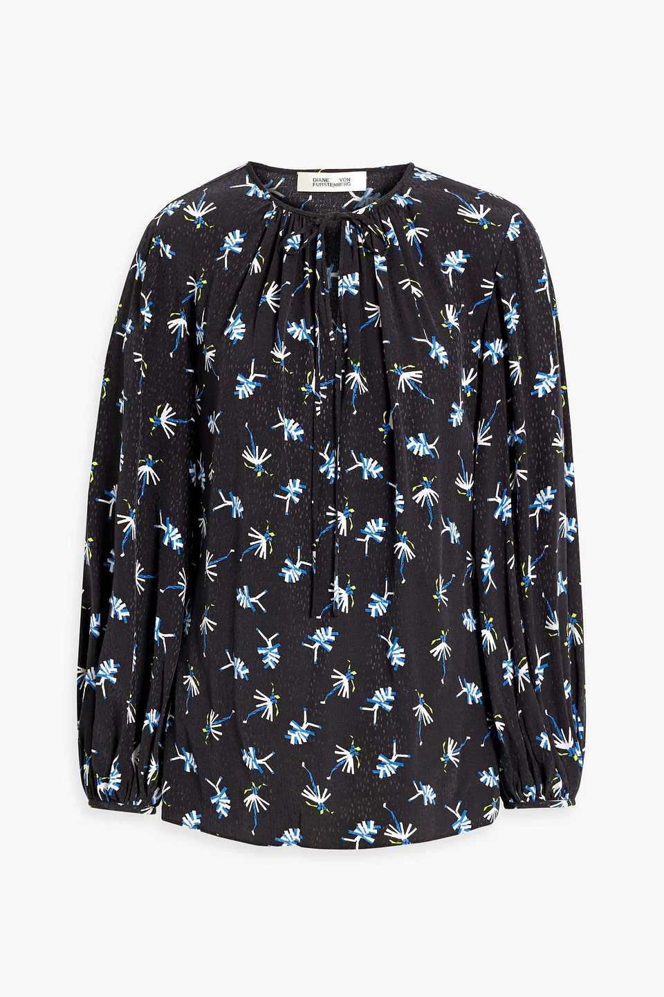 Freddie printed jersey blouse - 1