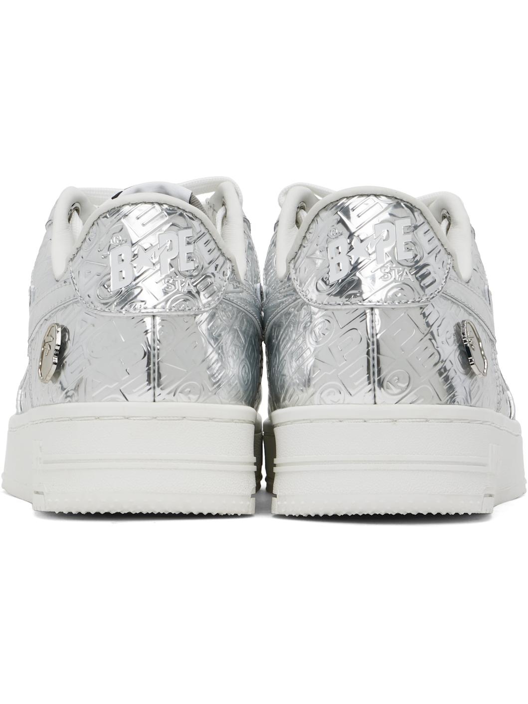 Silver  STA #5 Sneakers - 2