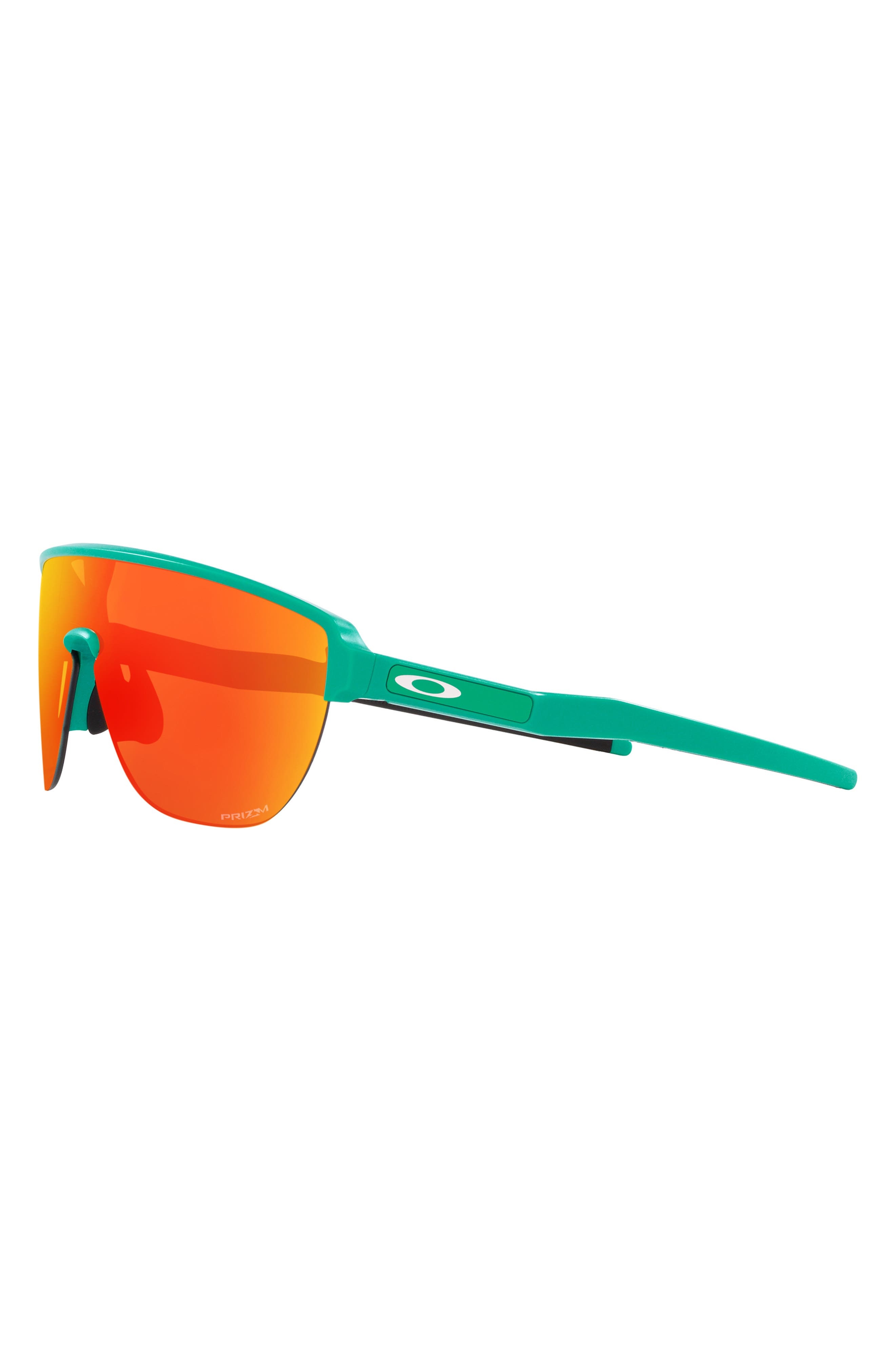 Oakley Corridor 42mm Semirimless Prizm™ Shield Sunglasses in Ruby at Nordstrom - 6