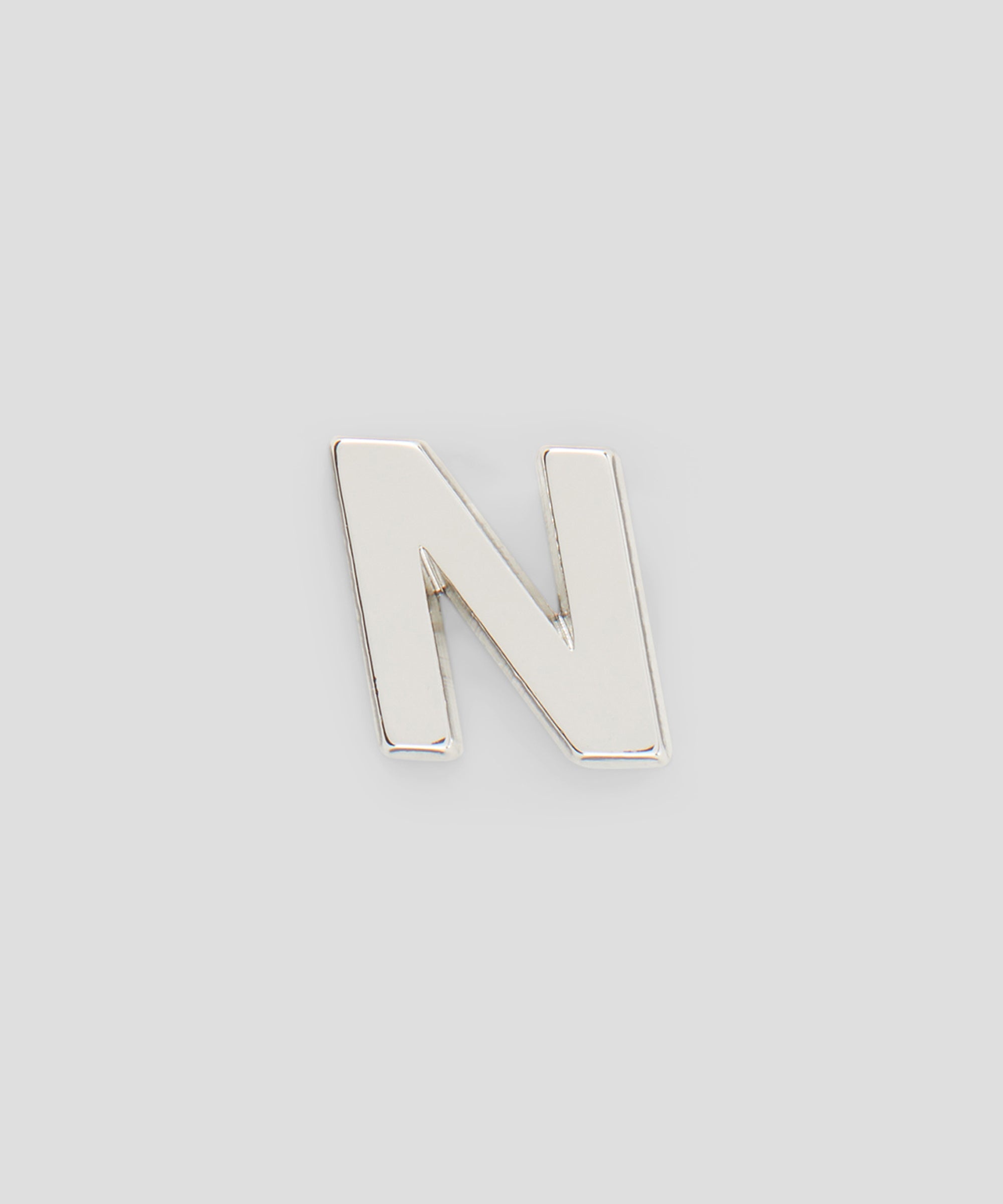 Single brass N charm - 1