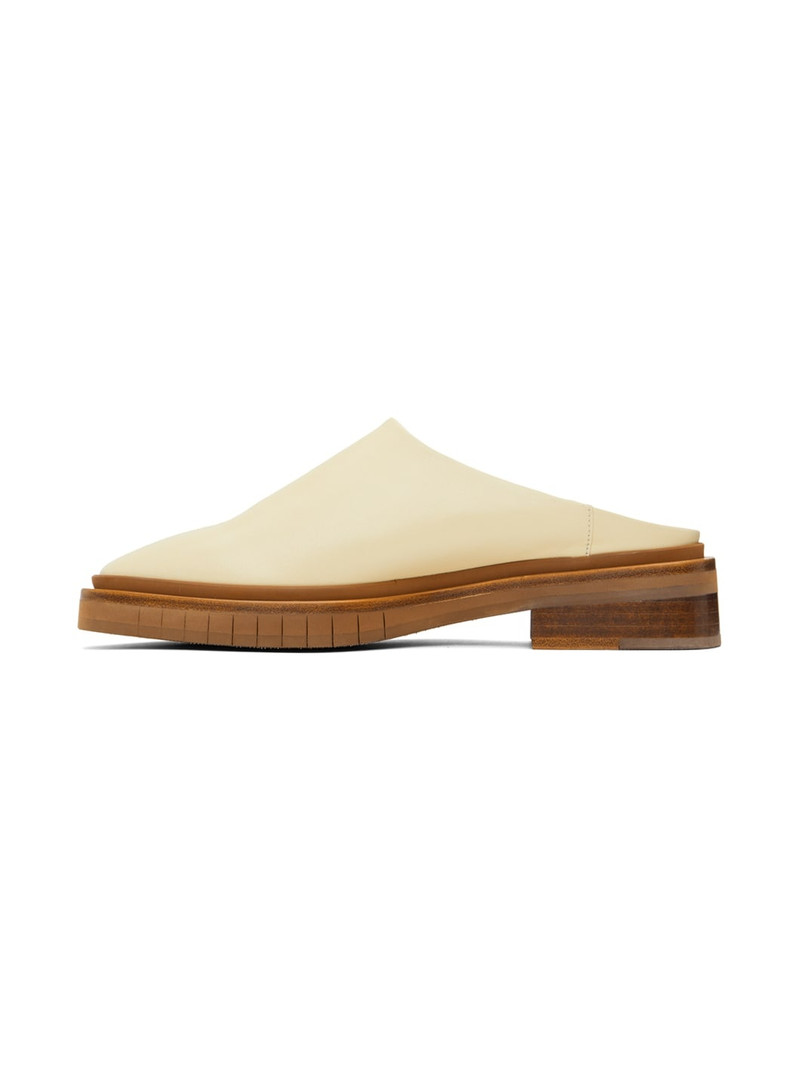 CLERGERIE Off-White Bosco Slip-On Loafers outlook