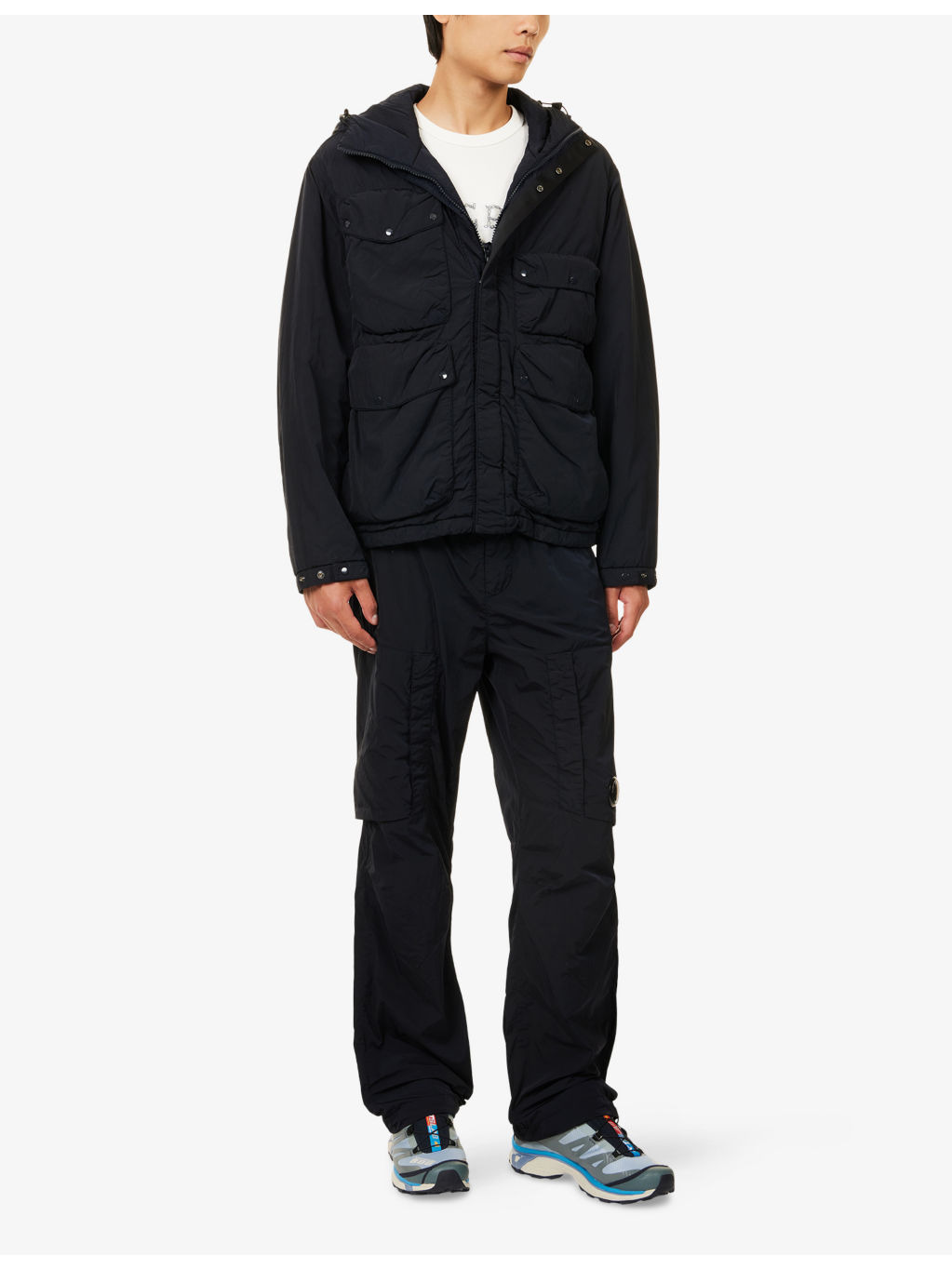 Chrome  Patch-Pocket Waterproof Jacket - 2