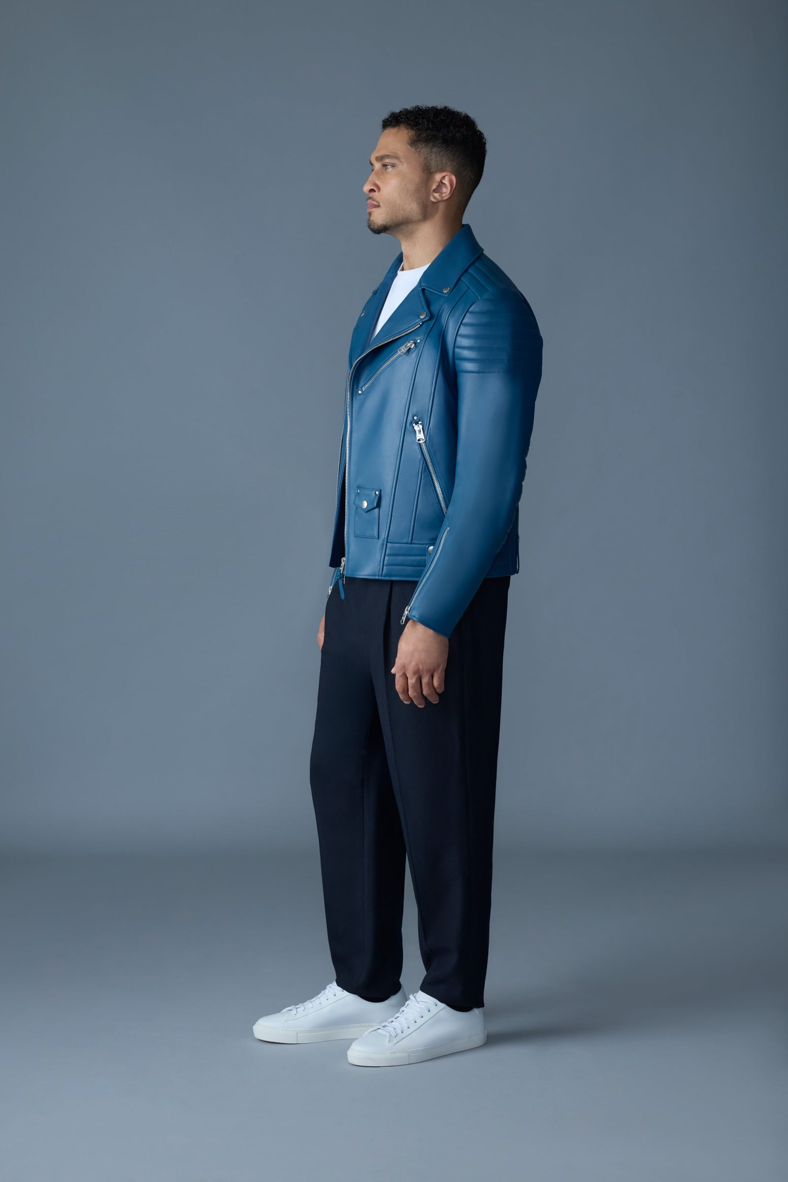 Kenneth Leather Perfecto Biker Jacket - 4