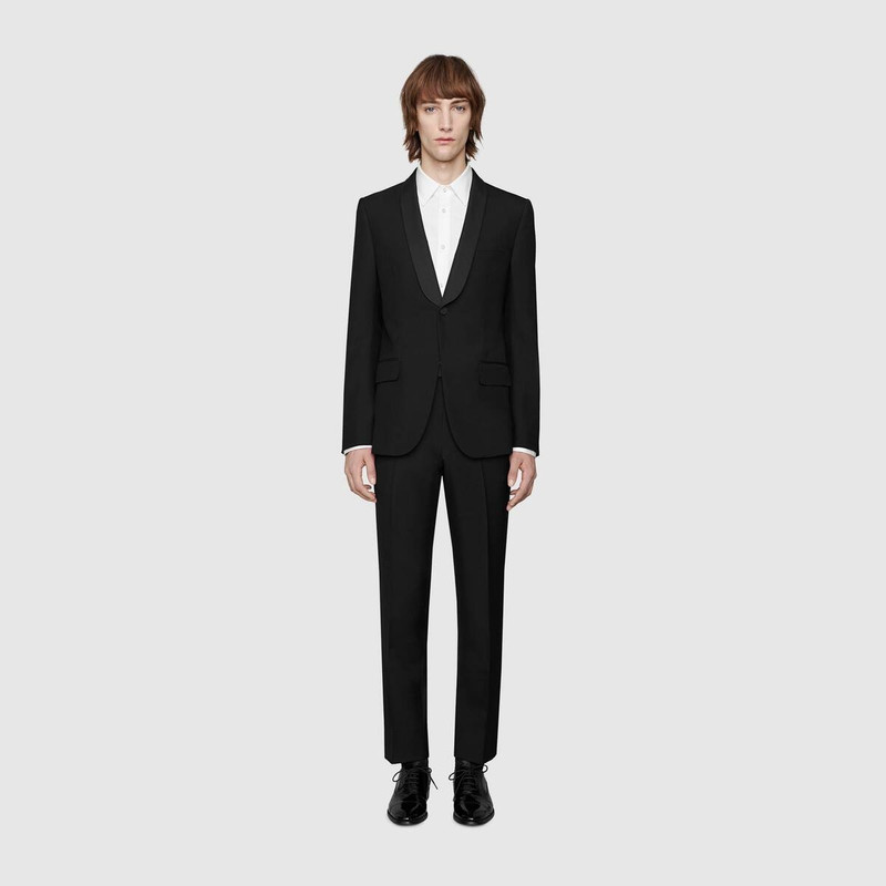 Tapered wool mohair tuxedo 3
