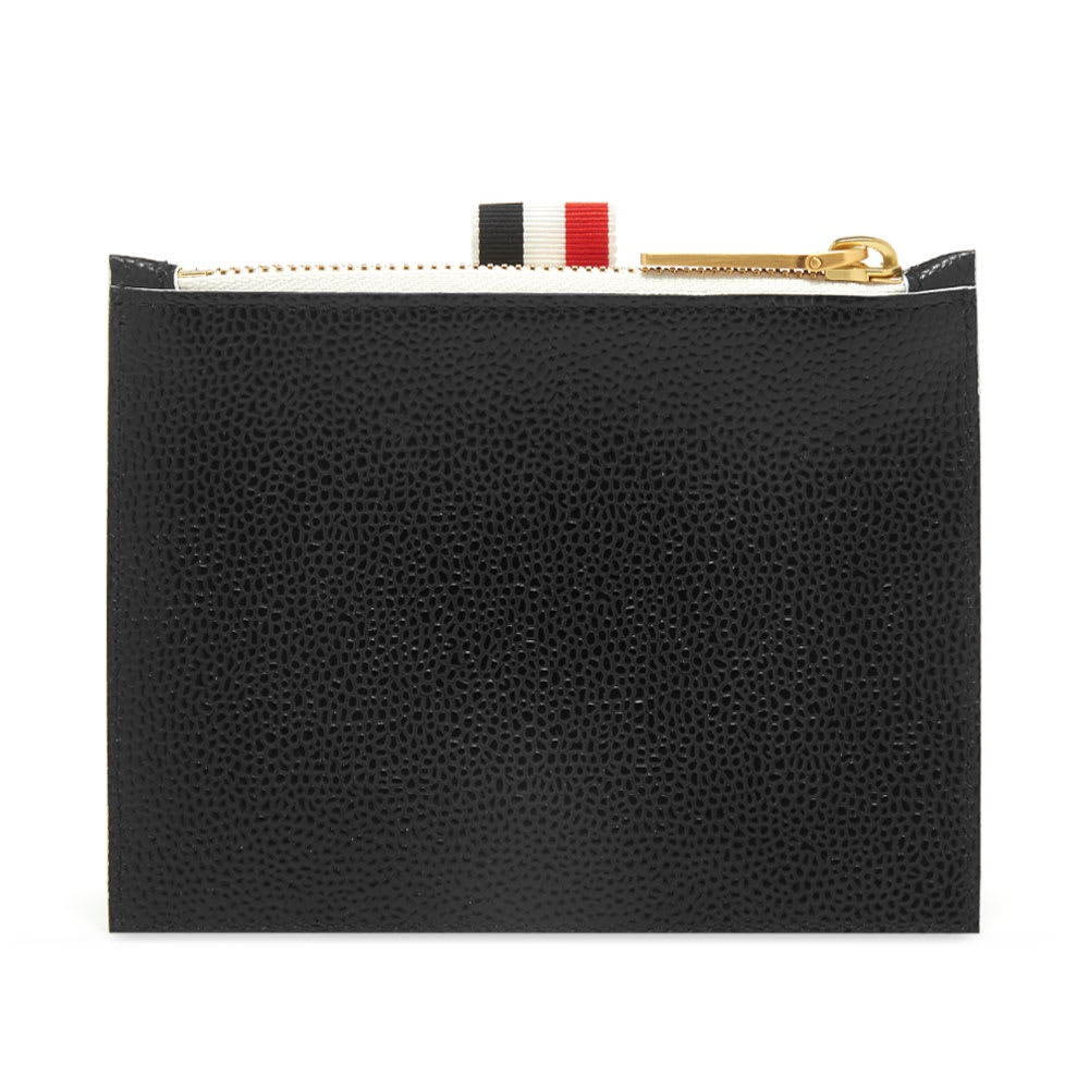 Thom Browne Printed Label Zip Wallet - 2