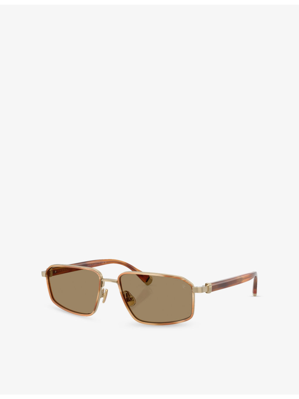 BC2009ST Jarama Rectangular-Frame Metal Sunglasses - 3
