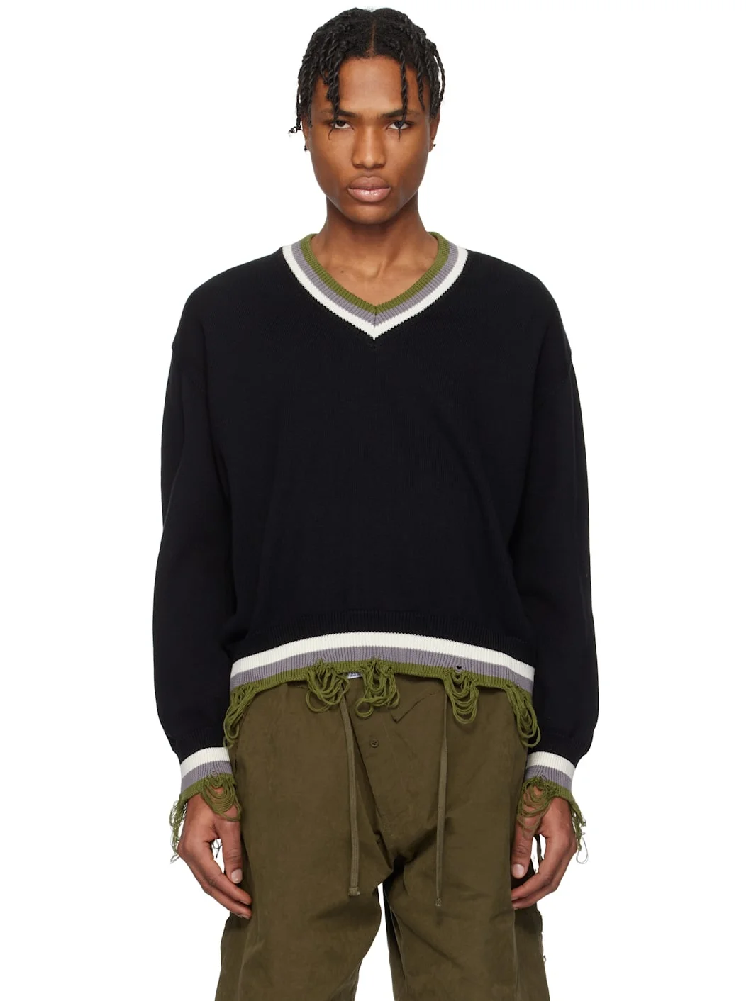 Black Oversized Sweater - 1