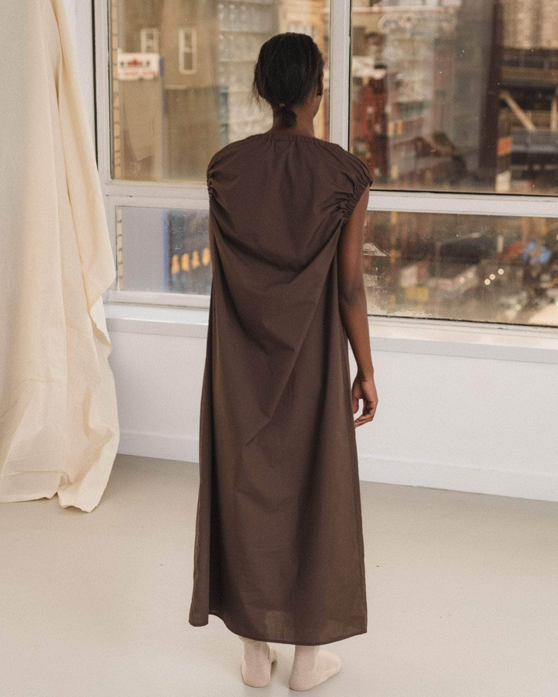 BASERANGE Mia Dress - Organic Cotton Poplin outlook