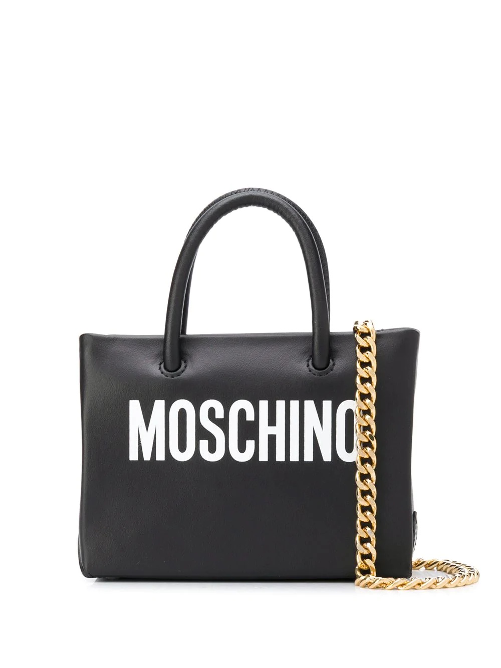 logo-print shoulder bag - 1