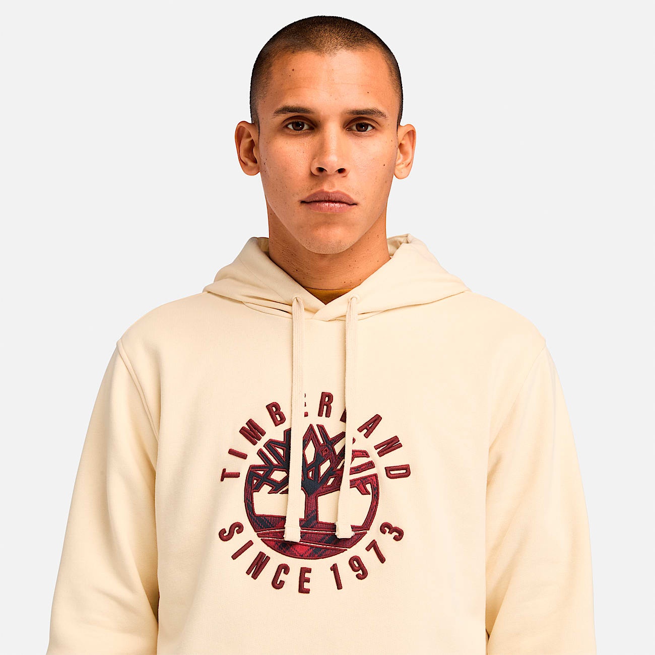 Men's Timberland® Heritage Plaid Logo Hoodie - 4