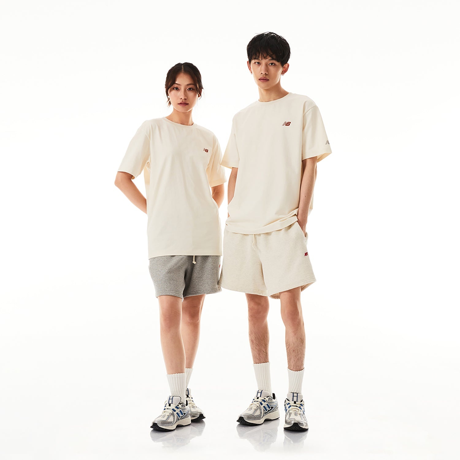 New Balance HyperSports Logo T-shirt 'Cream' NEE25111-CRE - 7