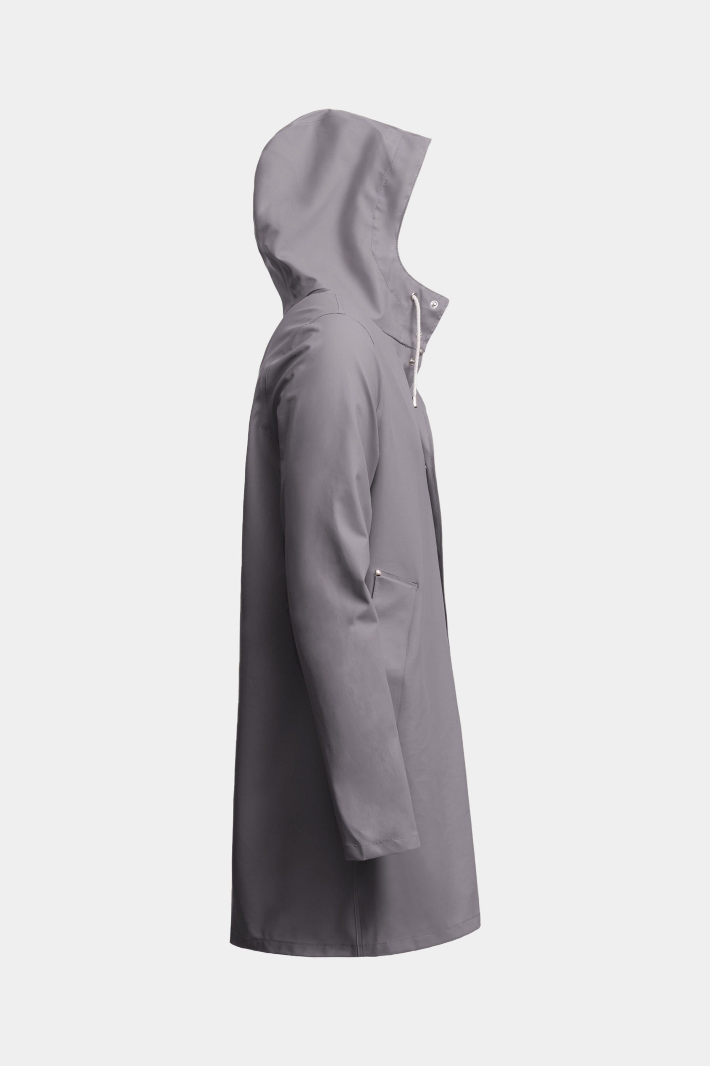 Stockholm Lightweight Raincoat Grey - 3