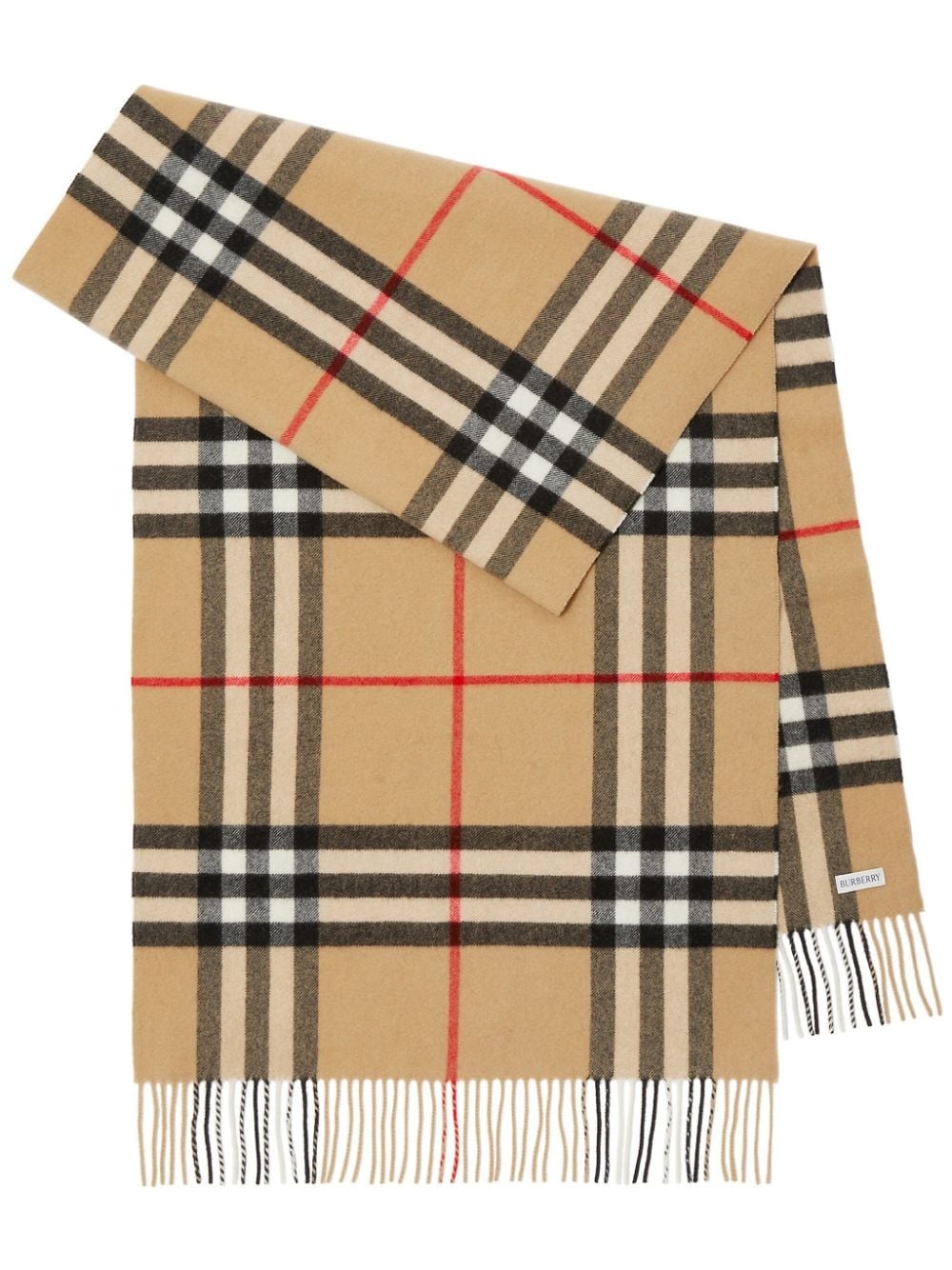 nova-check cashmere scarf - 1