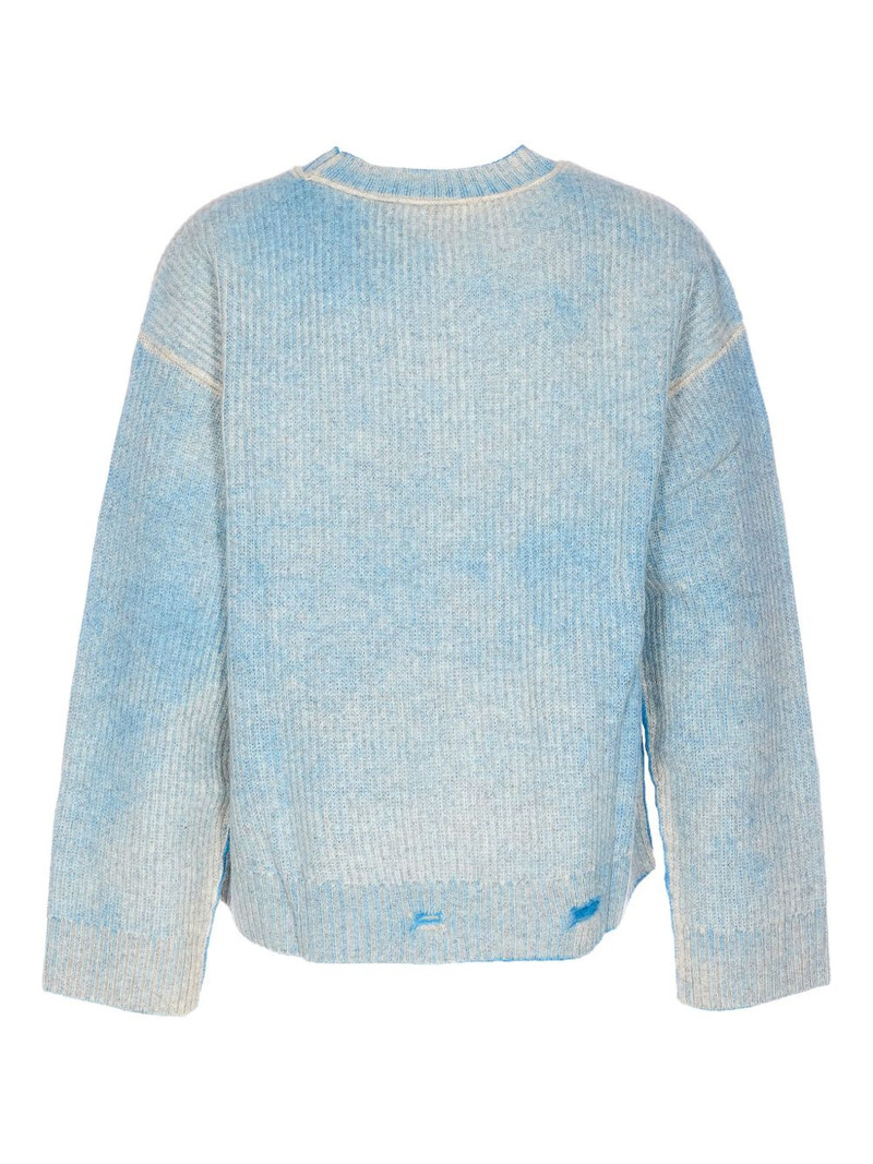 REPRESENT distressed-effect sweater outlook