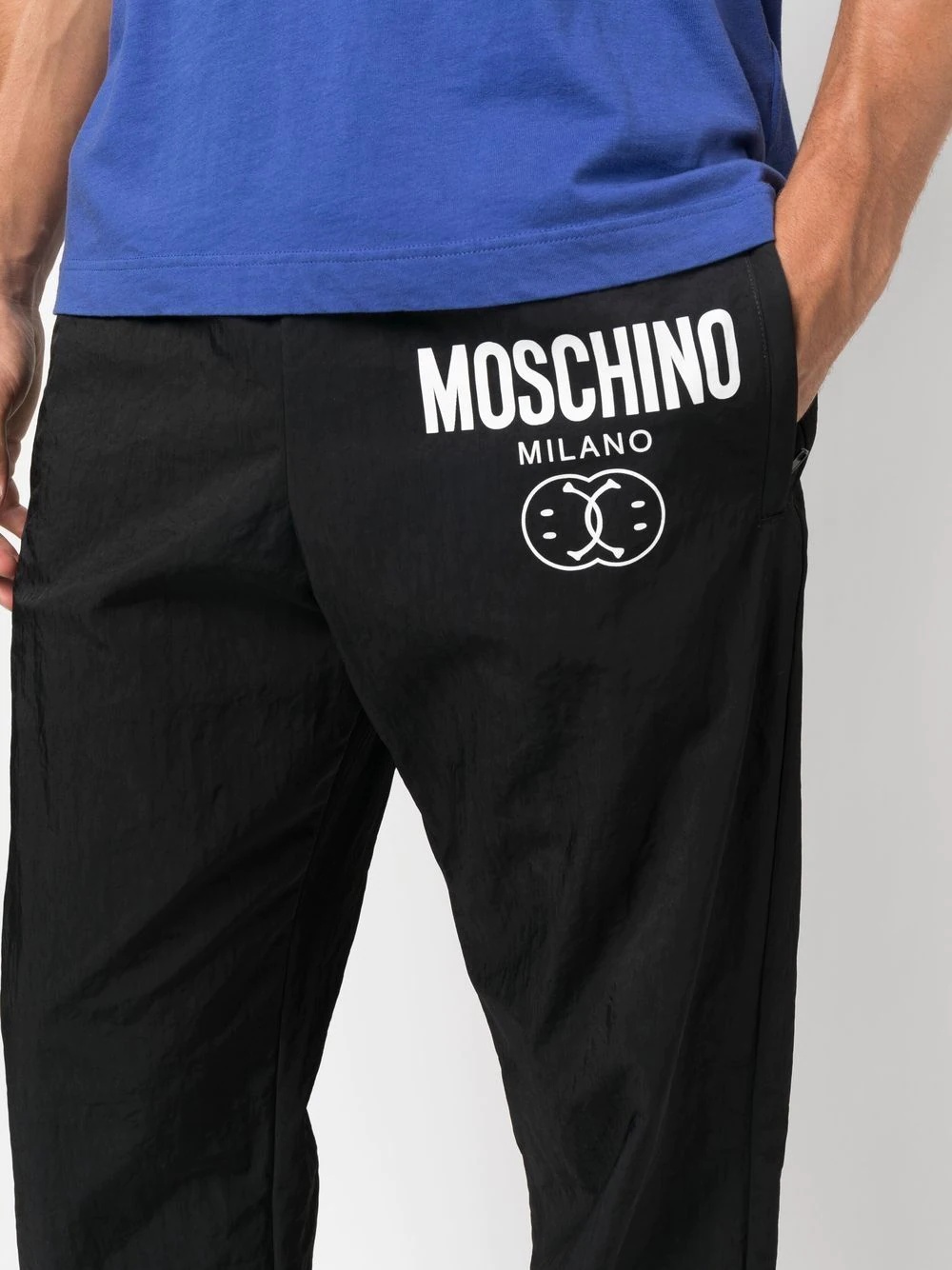 logo-print straight-leg track pants - 5