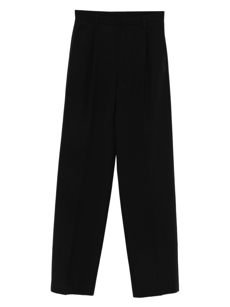 pleat-detail trousers 1