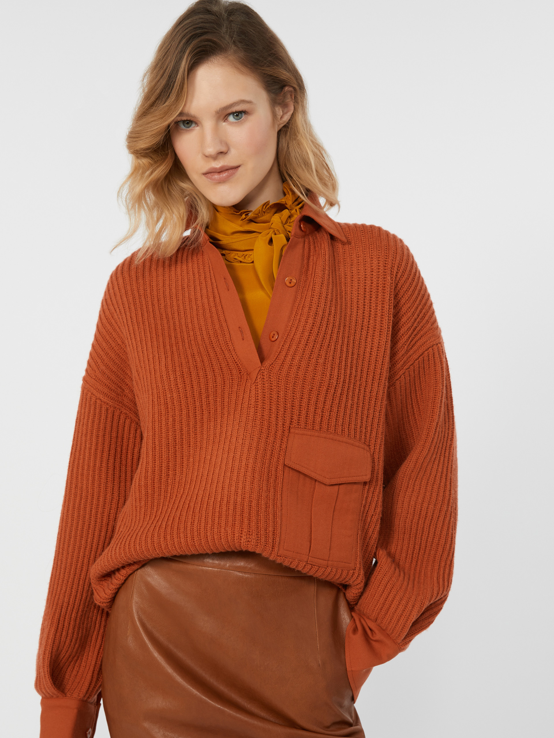 VANDA Wool and cashmere pullover - 5