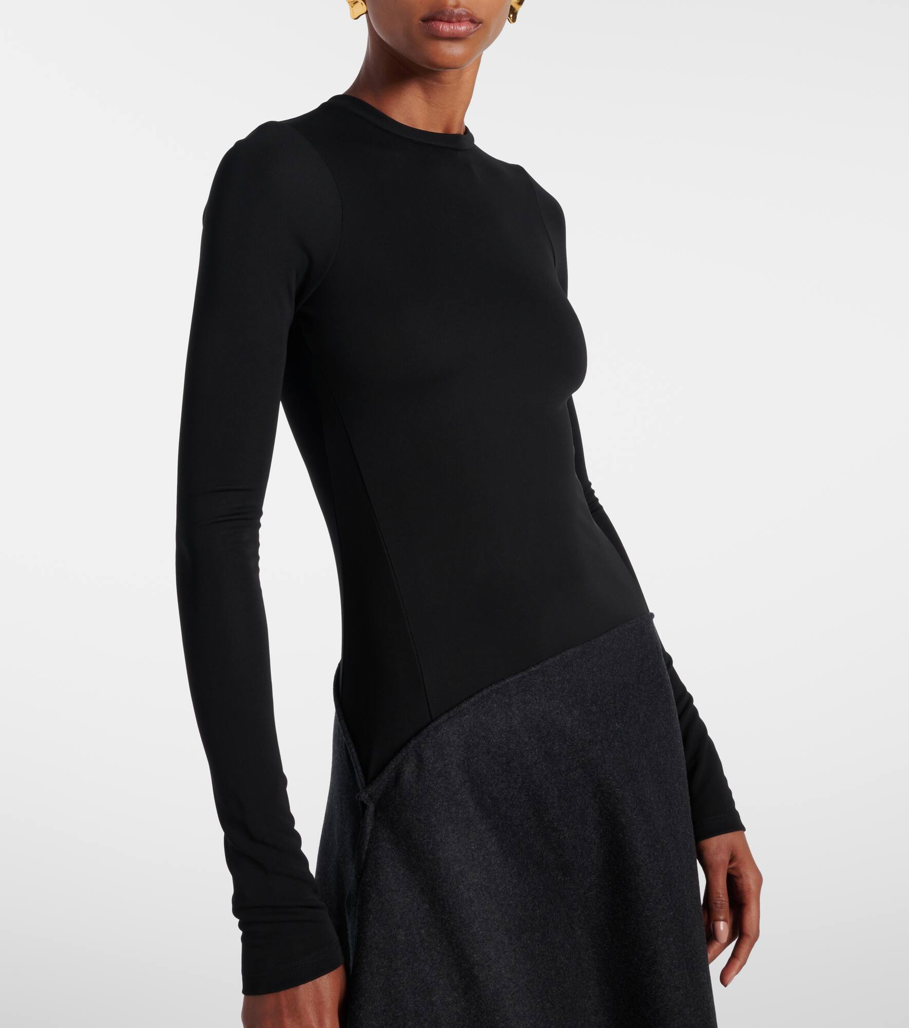 Asymmetric midi dress - 6