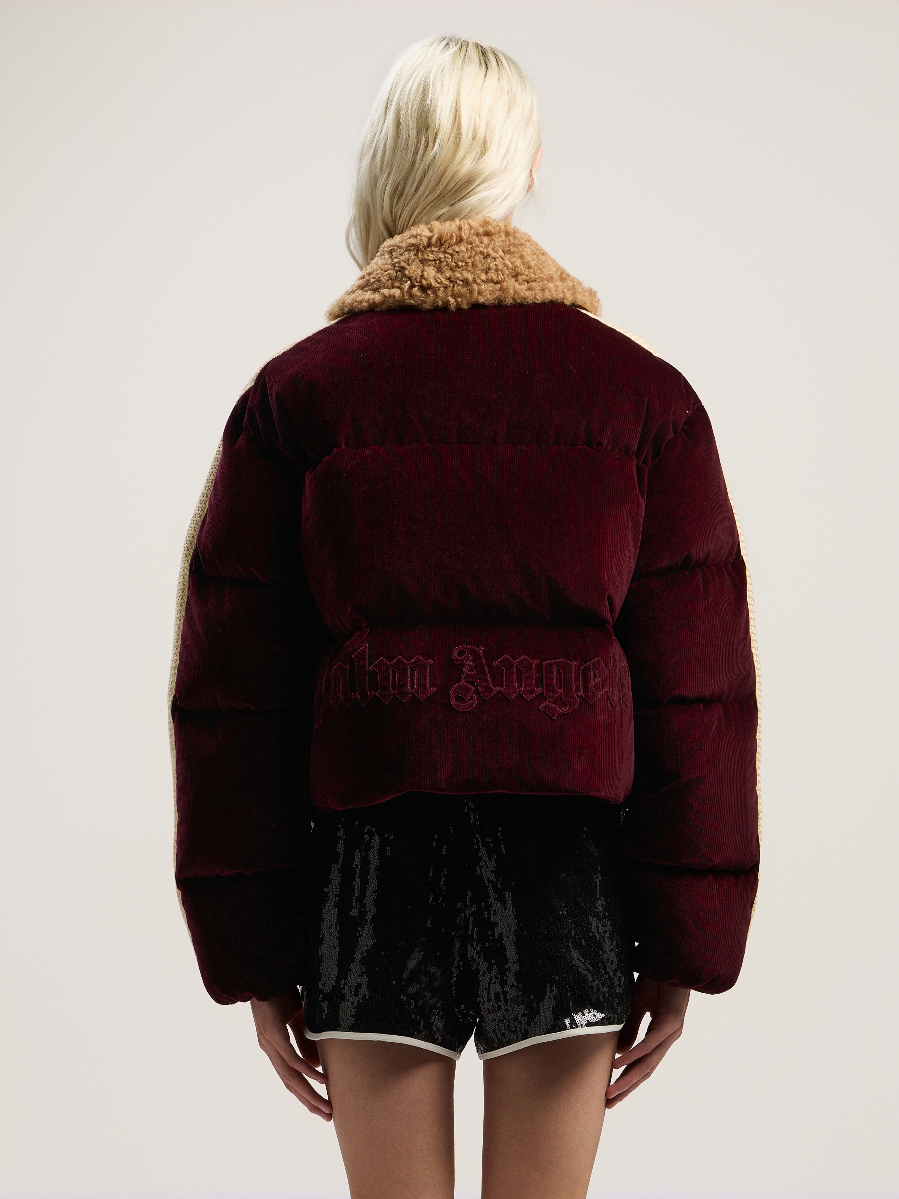 Classic Logo Cord Down Jacket - 4