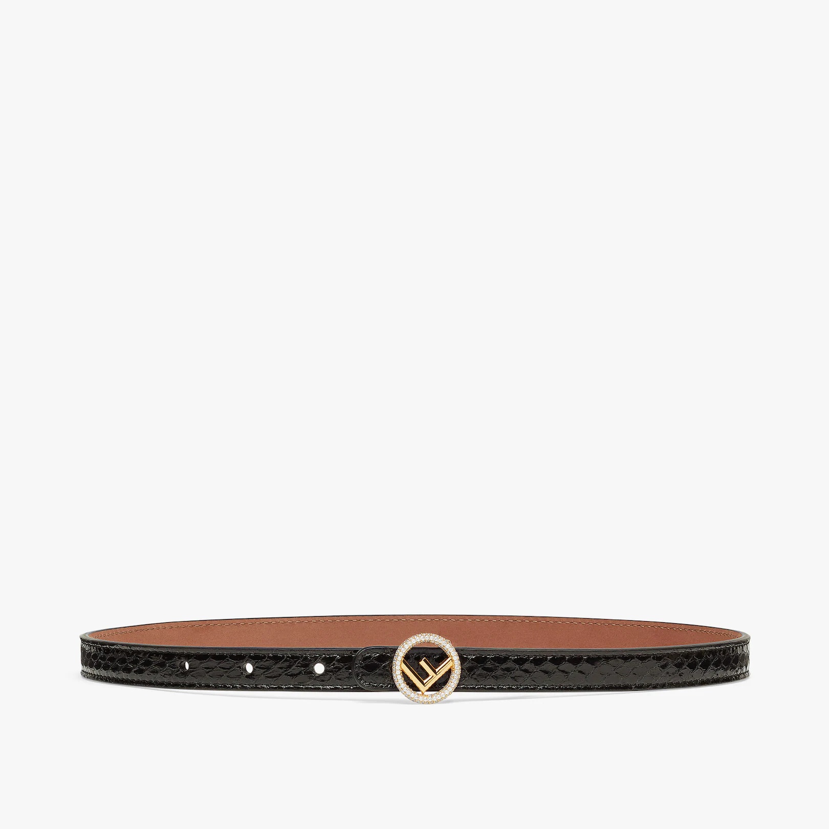 Black elaphe belt - 1