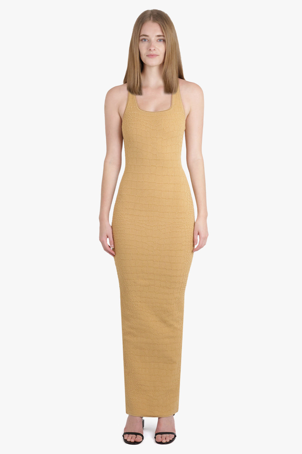 LA ROBE SCALA S/LESS MAXI DRESS | CAMEL - 3