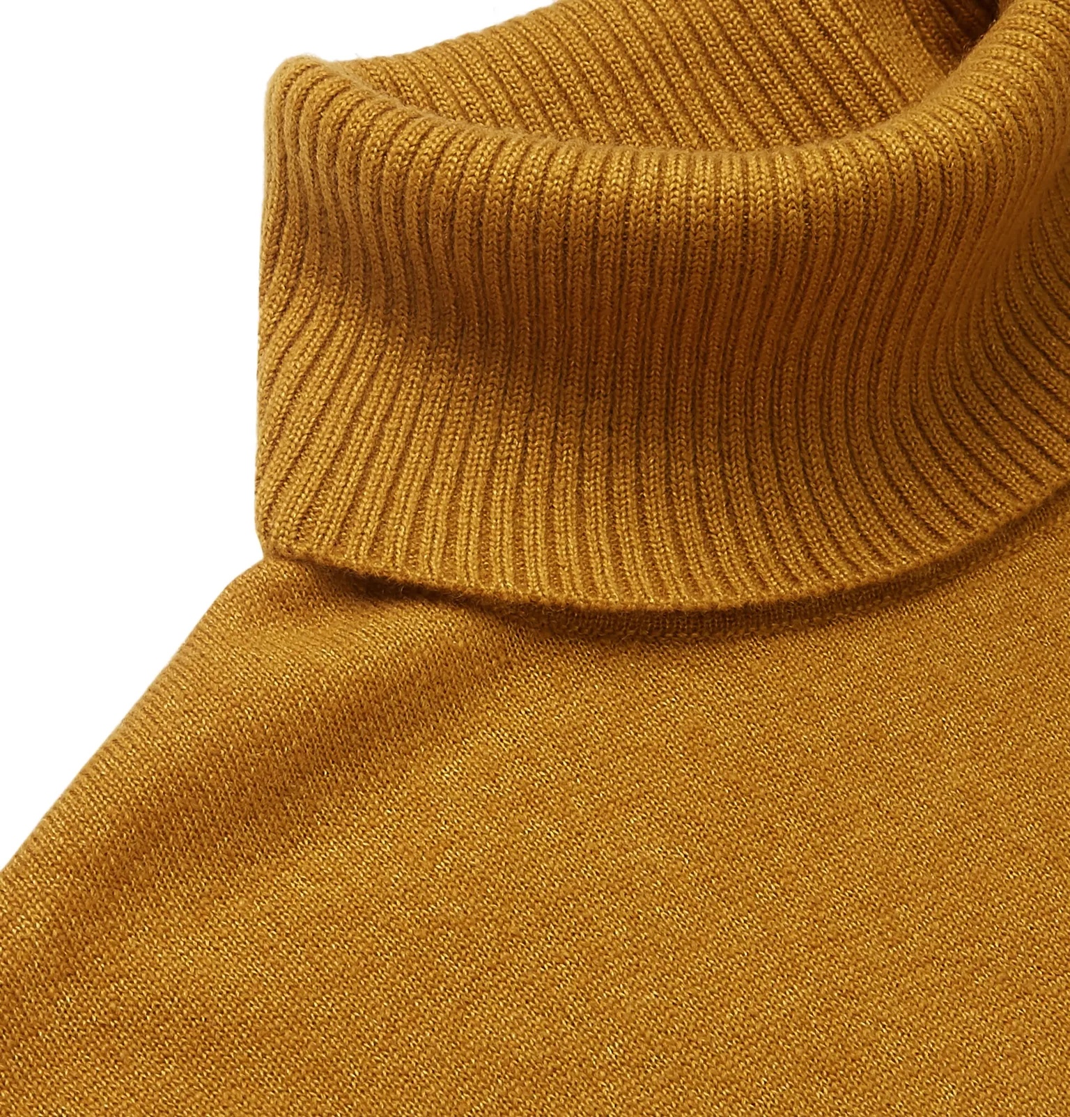 Mélange Cashmere and Silk-Blend Rollneck Sweater - 6