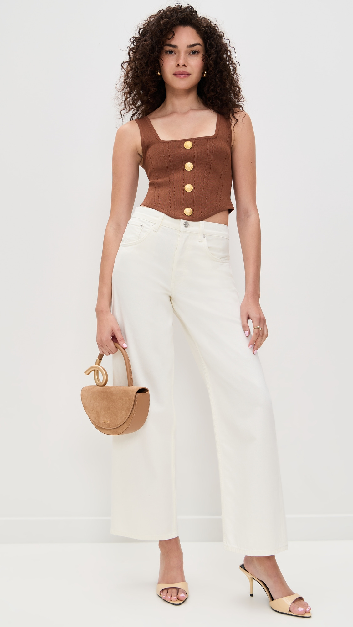 Saga Square Neck Knit Corset - 4