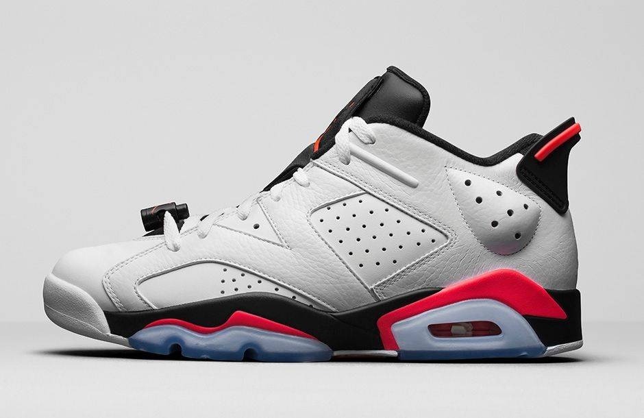 Air Jordan 6 Low 'White Infrared' - 1