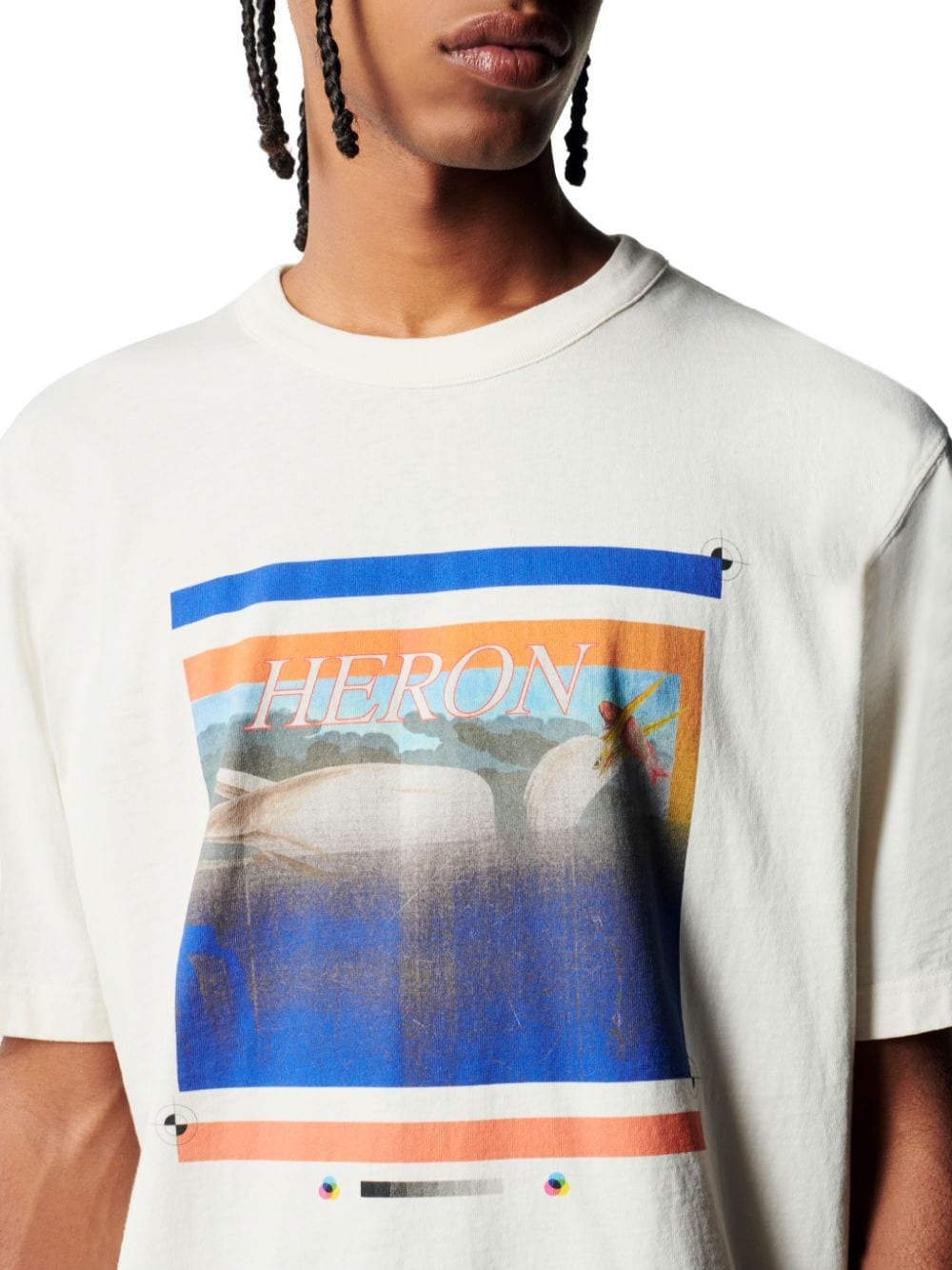 Misprinted Heron Ss Tee - 5