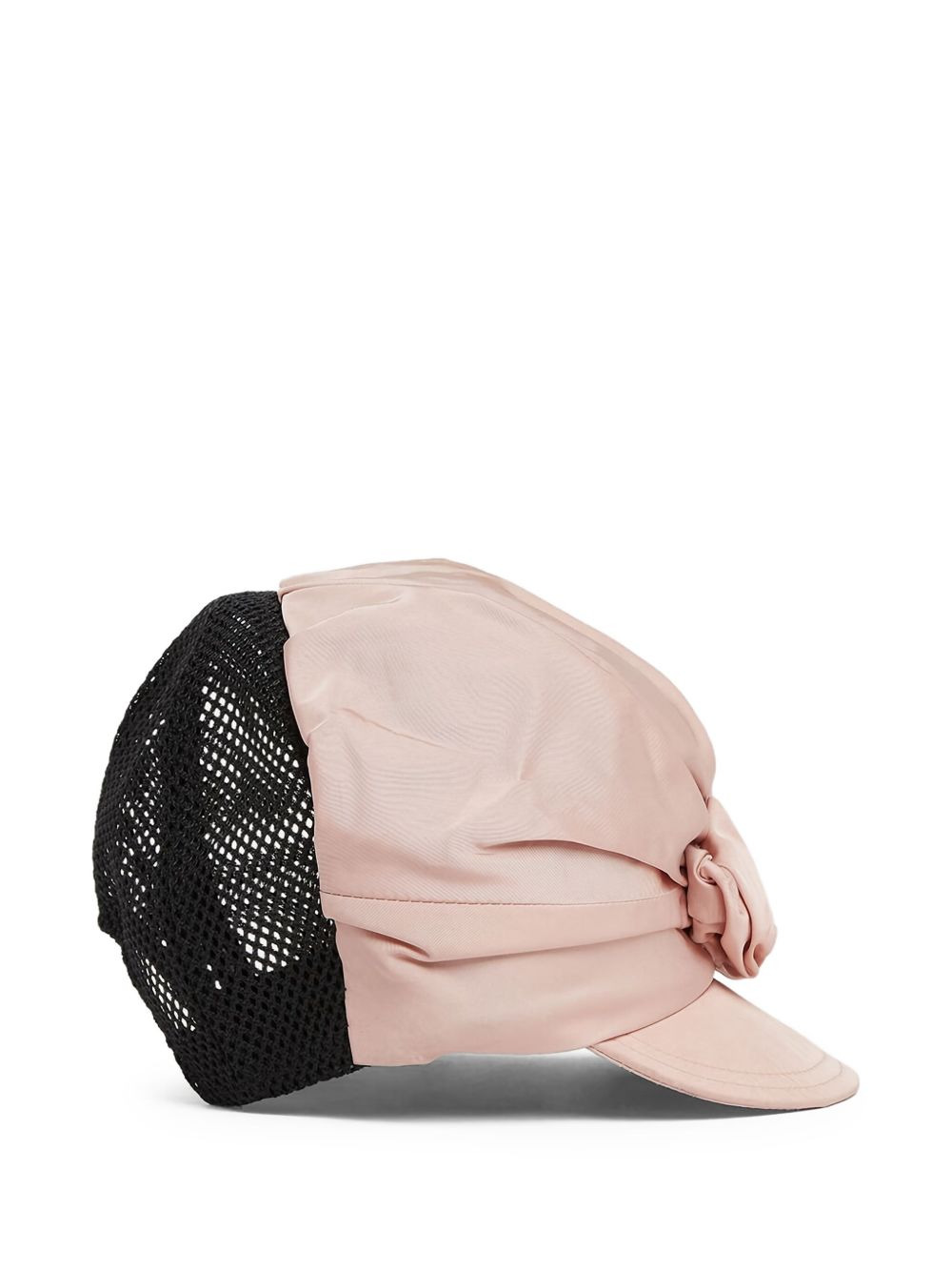 knotted-detail mesh cap - 2