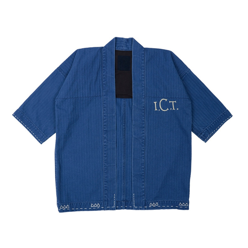 SANJURO KIMONO (HERRINGBONE) INDIGO 1