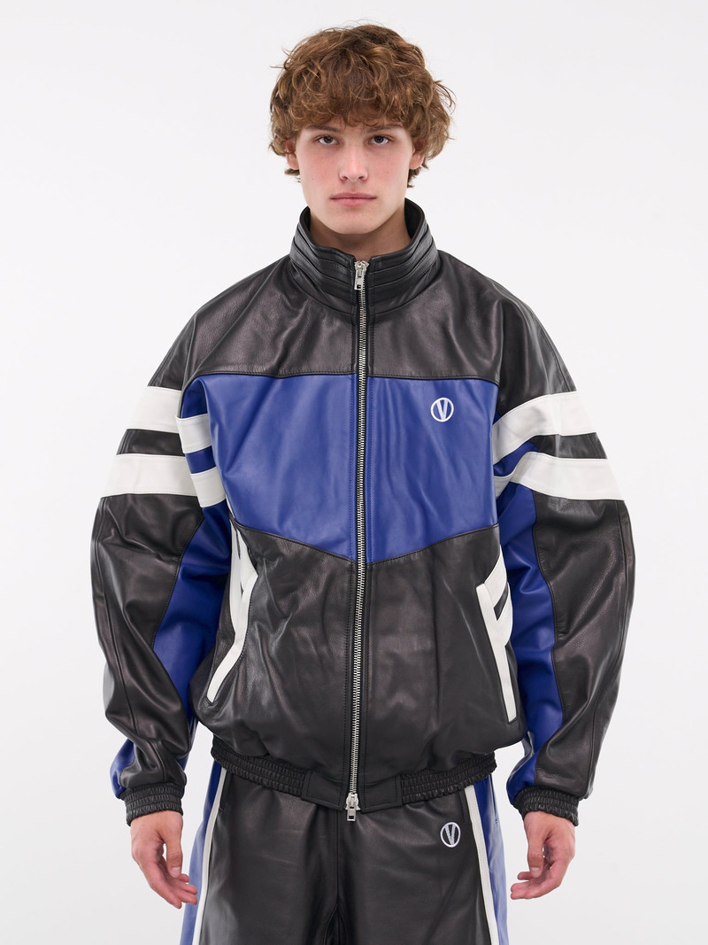 Leather Tracksuit Jacket 1