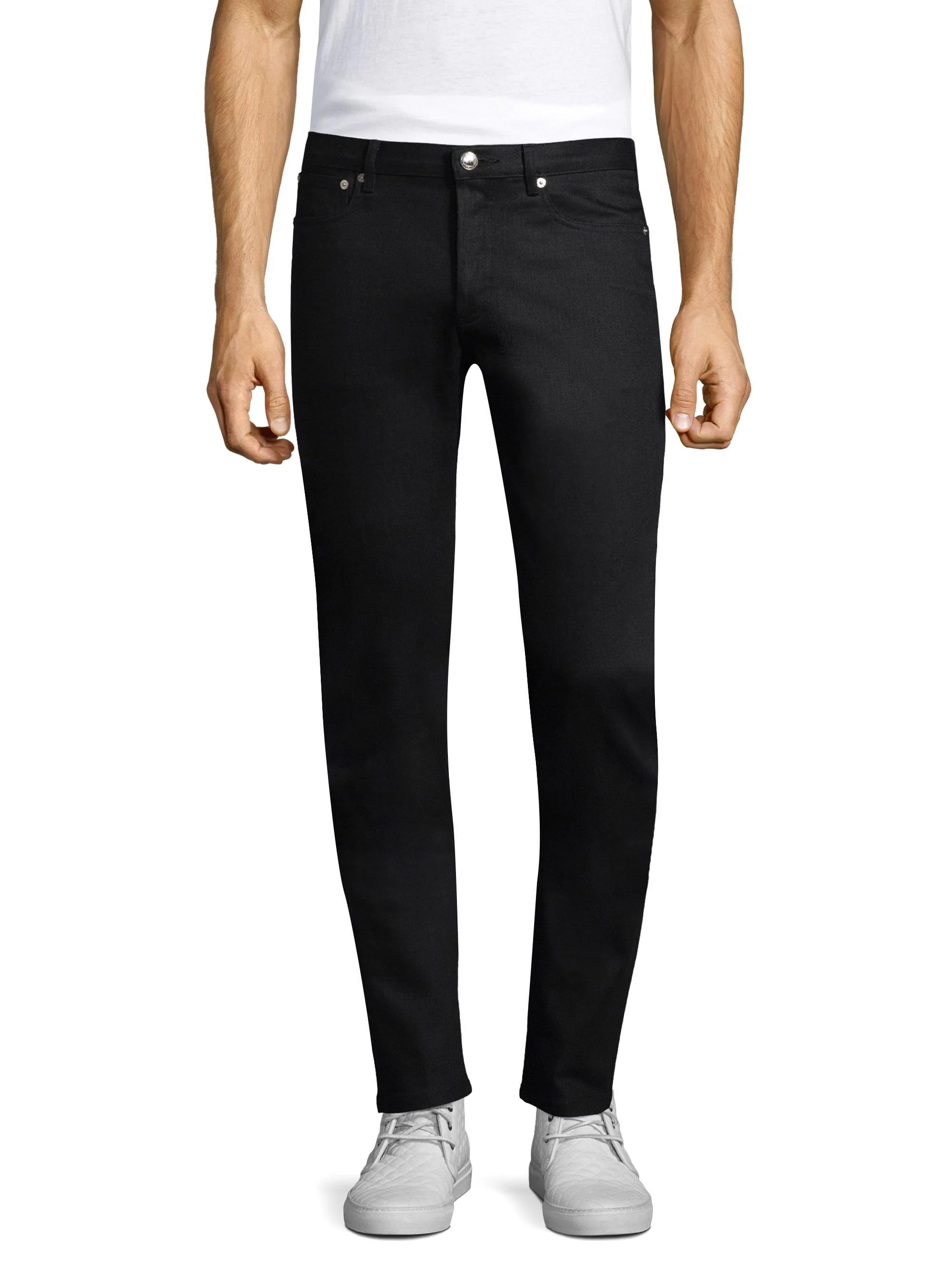 A. P.C. Men's Petit New Standard Skinny-Fit Jeans - Noir - 1