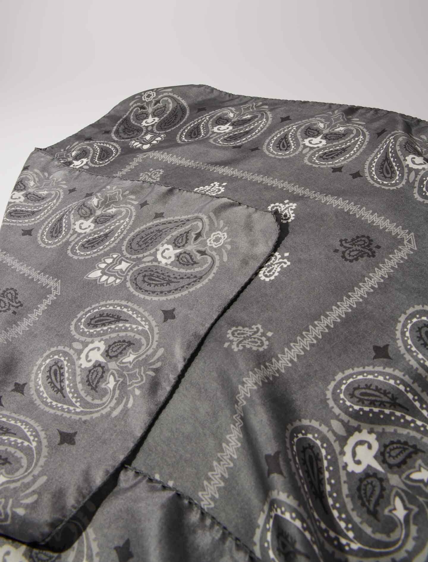 Silk paisley print bandana - 5